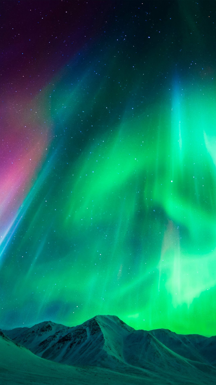 ZTE, ZTE Axon M, Aurora, Green, Paysage Naturel. Wallpaper in 750x1334 Resolution