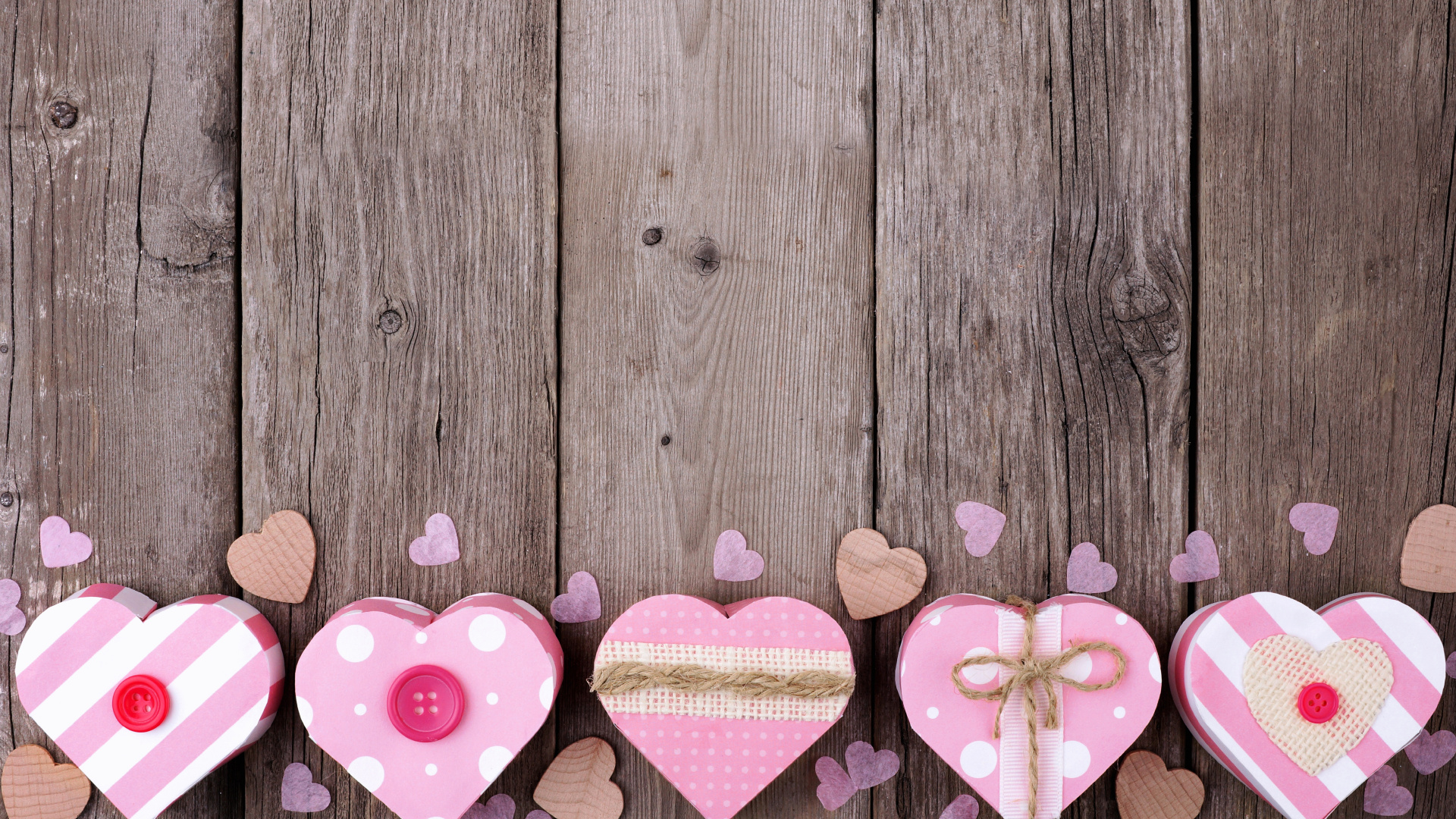 Cœur, le Jour de Valentines, Pink, Amour, Pétale. Wallpaper in 1920x1080 Resolution