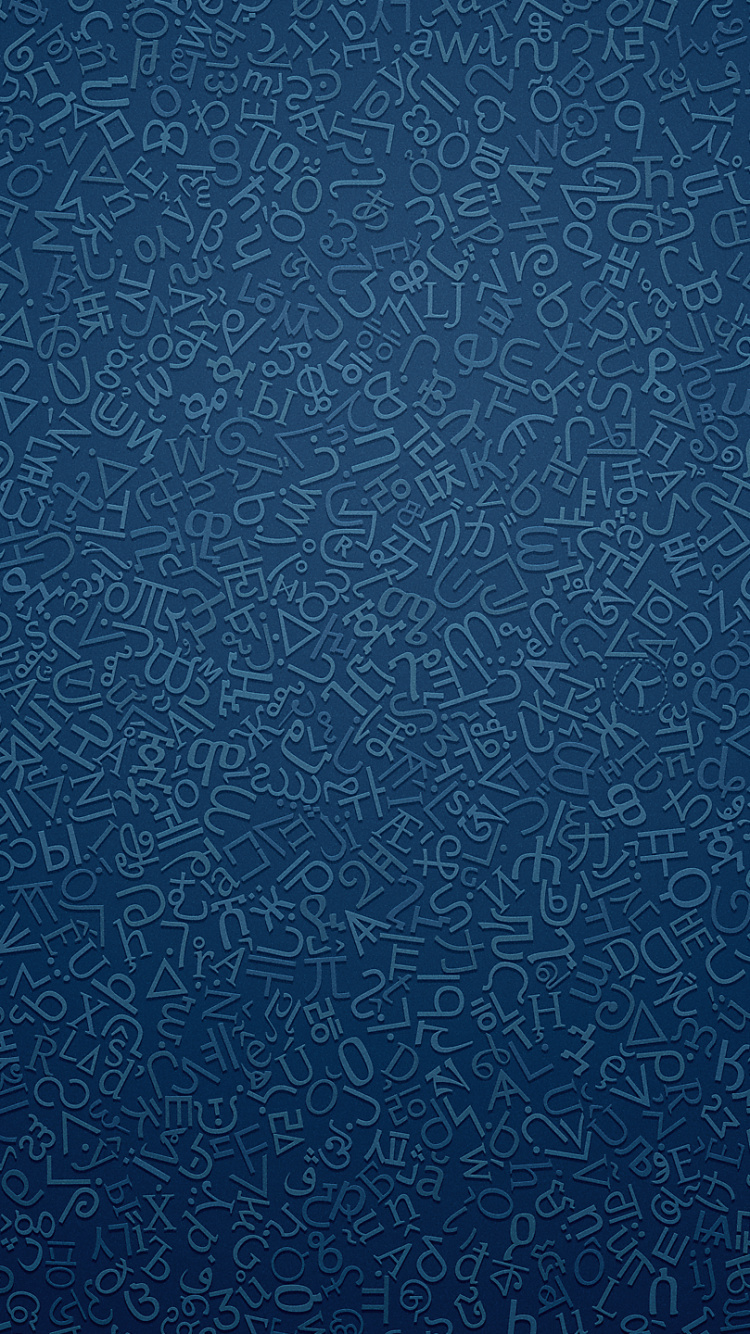 Textil Estampado de Hojas Azul y Blanco. Wallpaper in 750x1334 Resolution
