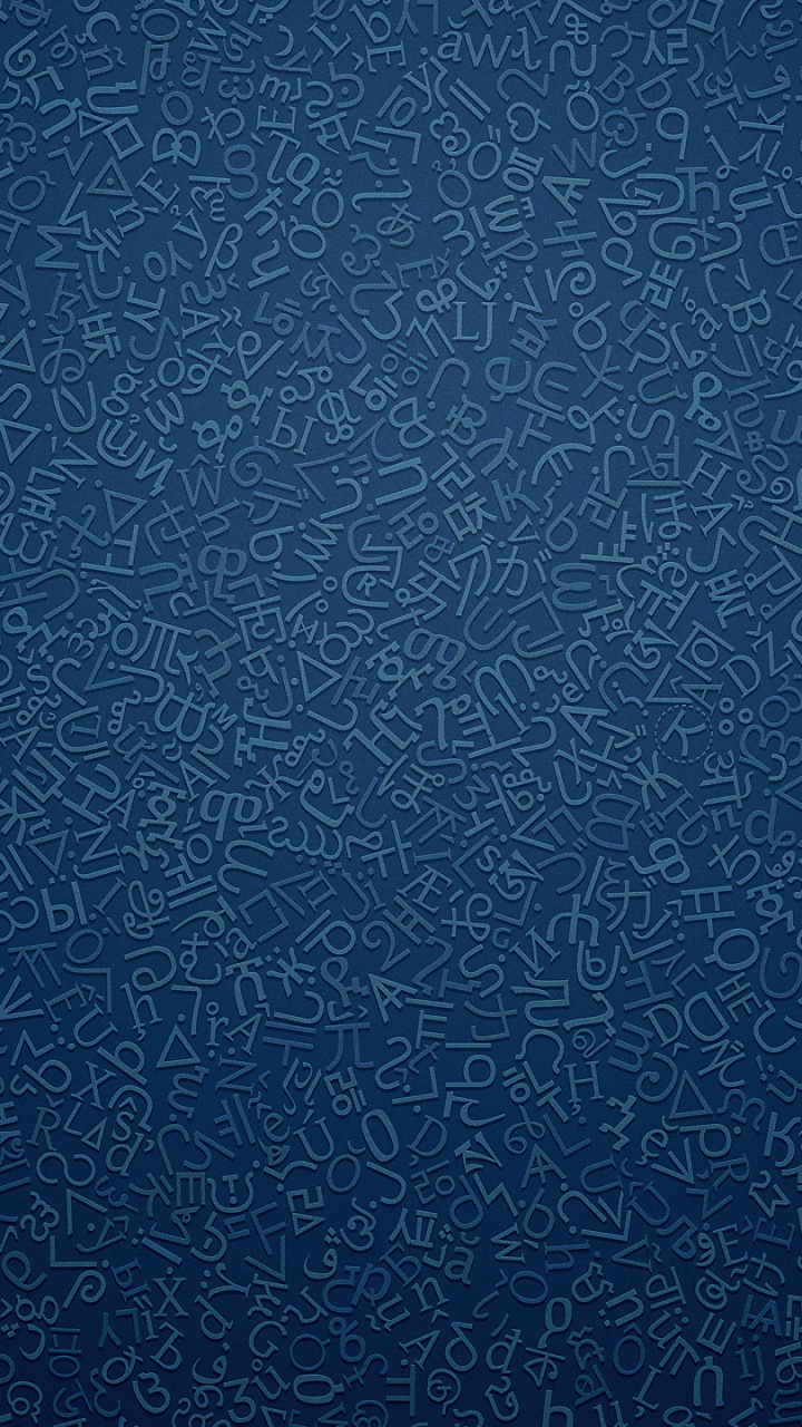 Blau-weißes Textil Mit Blattdruck. Wallpaper in 720x1280 Resolution