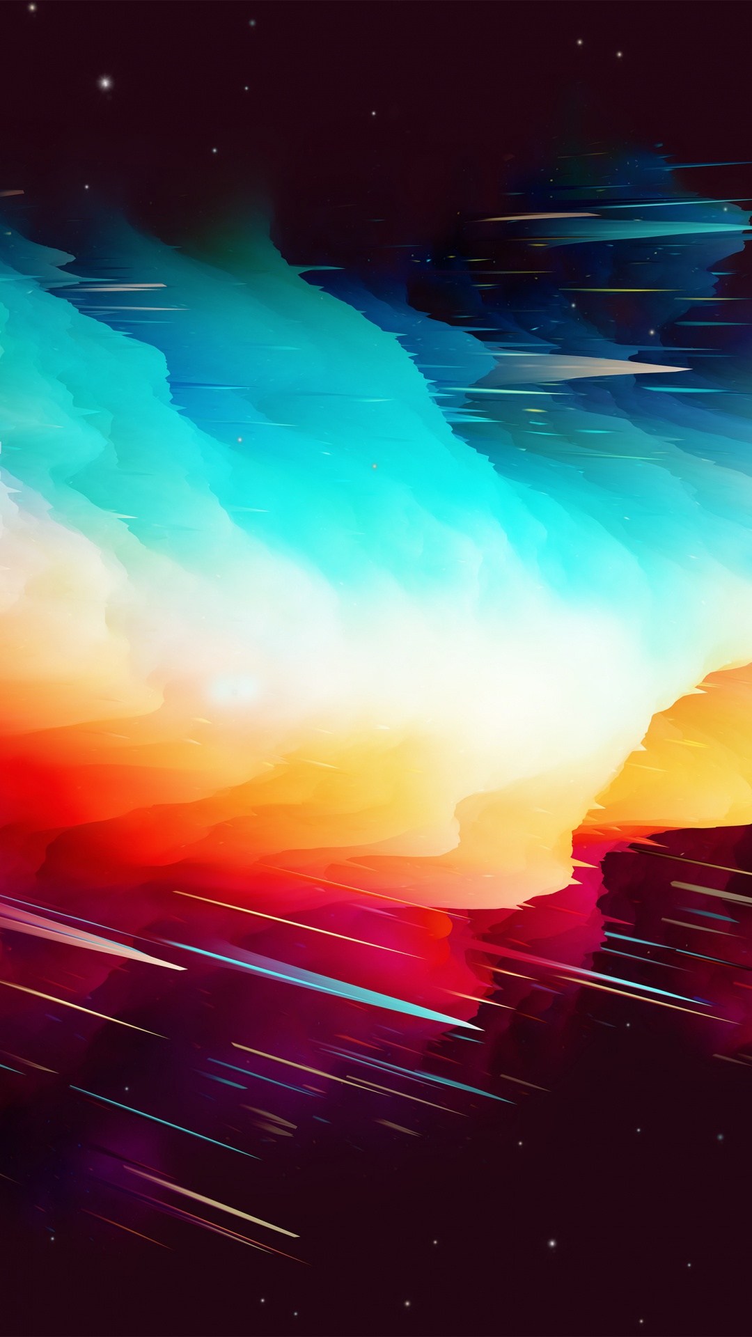 Green and Orange Lights in The Dark. Wallpaper in 1080x1920 Resolution