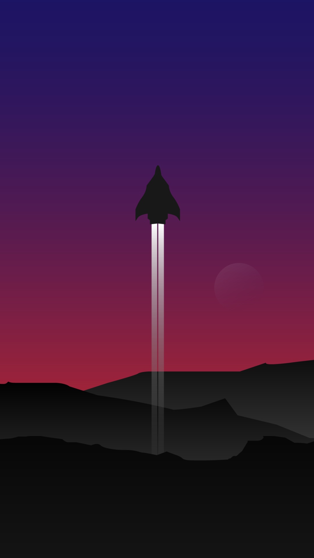Space, Rocket, Spaceflight, Atmosphere, Red. Wallpaper in 1080x1920 Resolution