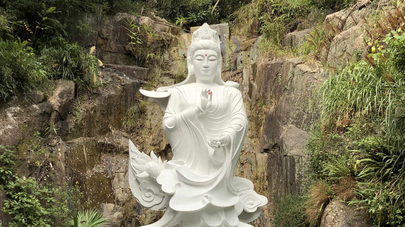 Statue, la Sculpture Sur Pierre, Sculpture Classique, Sculpture, Garden. Wallpaper in 1366x768 Resolution