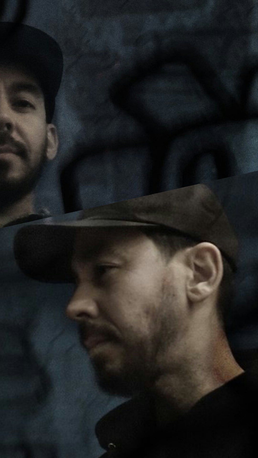 Mike Shinoda, Chester Bennington, Post-traumatique, Linkin Park, Obscurité. Wallpaper in 1080x1920 Resolution