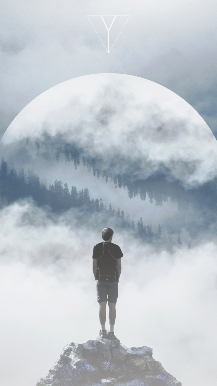 Cloud, Atmosphere, Sculpture, Art, World. Wallpaper in 750x1334 Resolution