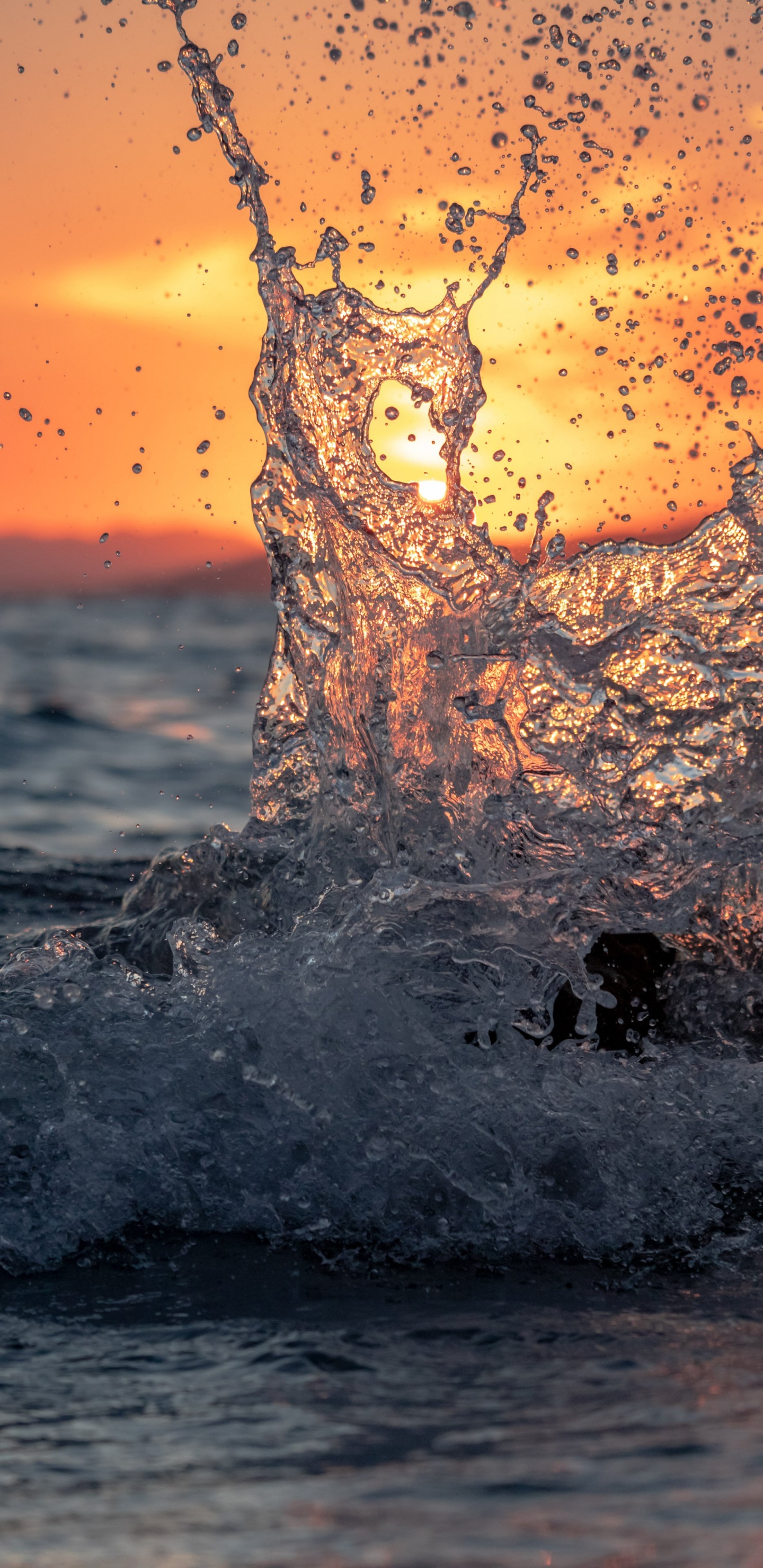 Water, Science, Physics, Atmosphere, Liquid. Wallpaper in 1440x2960 Resolution