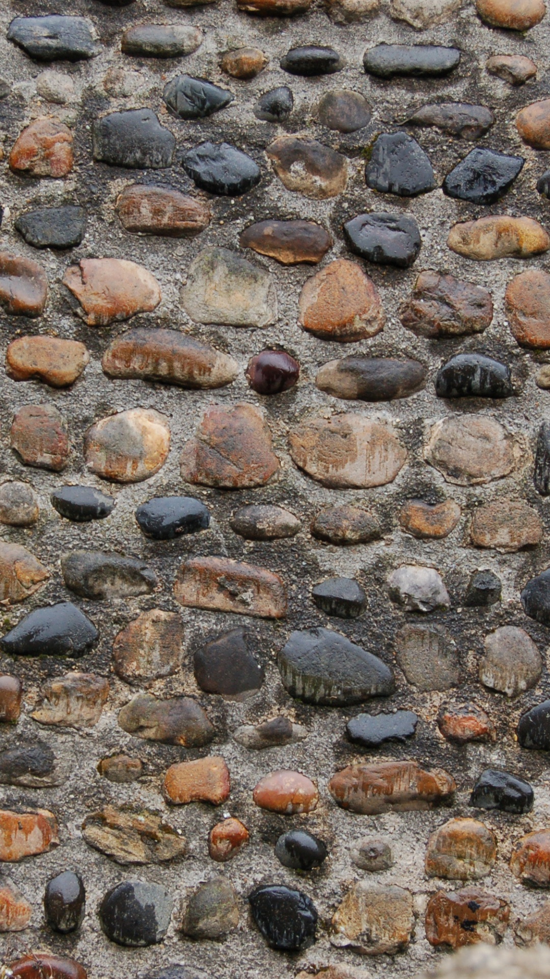 Brown and Gray Stone Fragments. Wallpaper in 1080x1920 Resolution