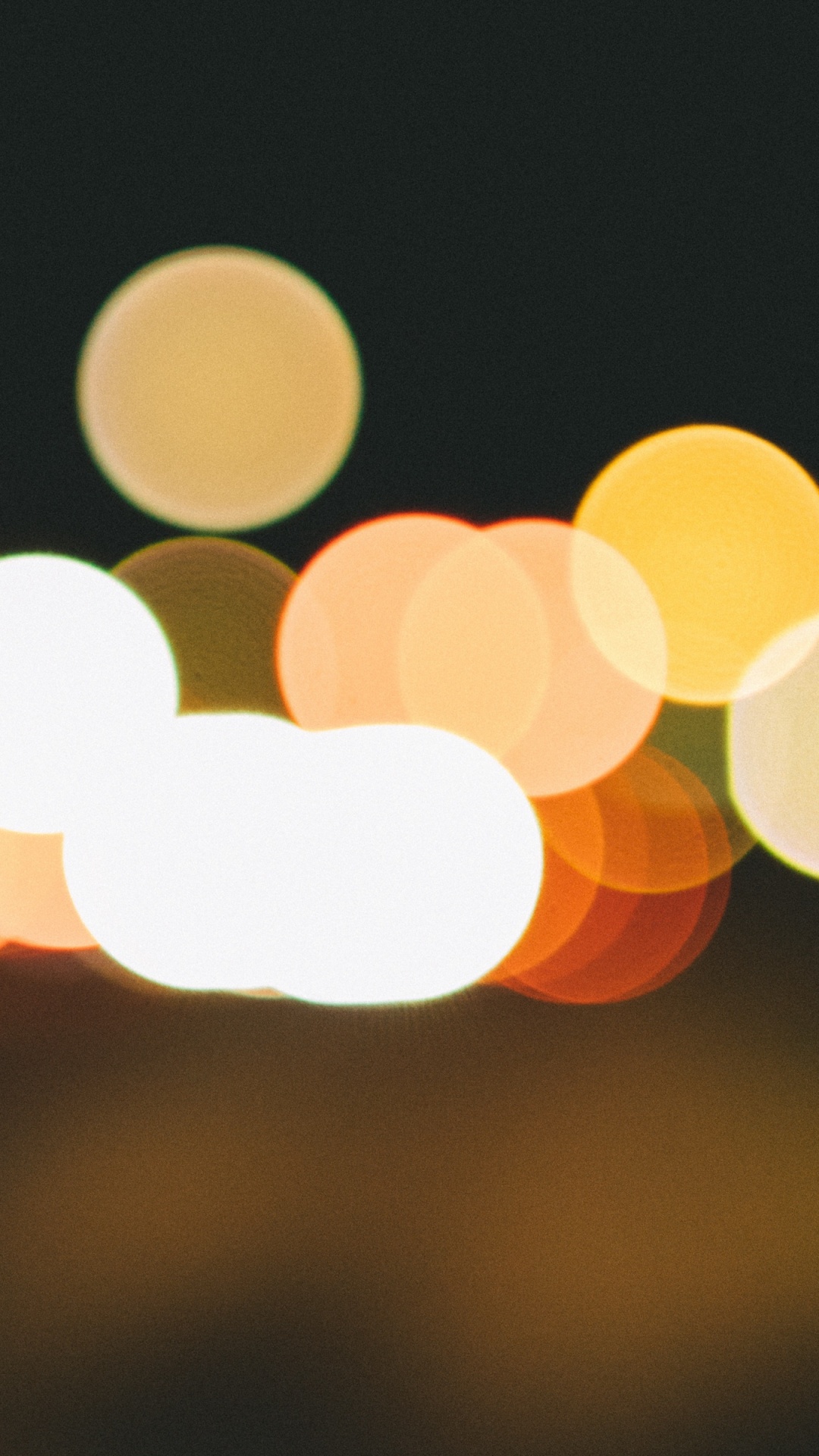 Luces Bokeh Amarillas y Blancas. Wallpaper in 1080x1920 Resolution