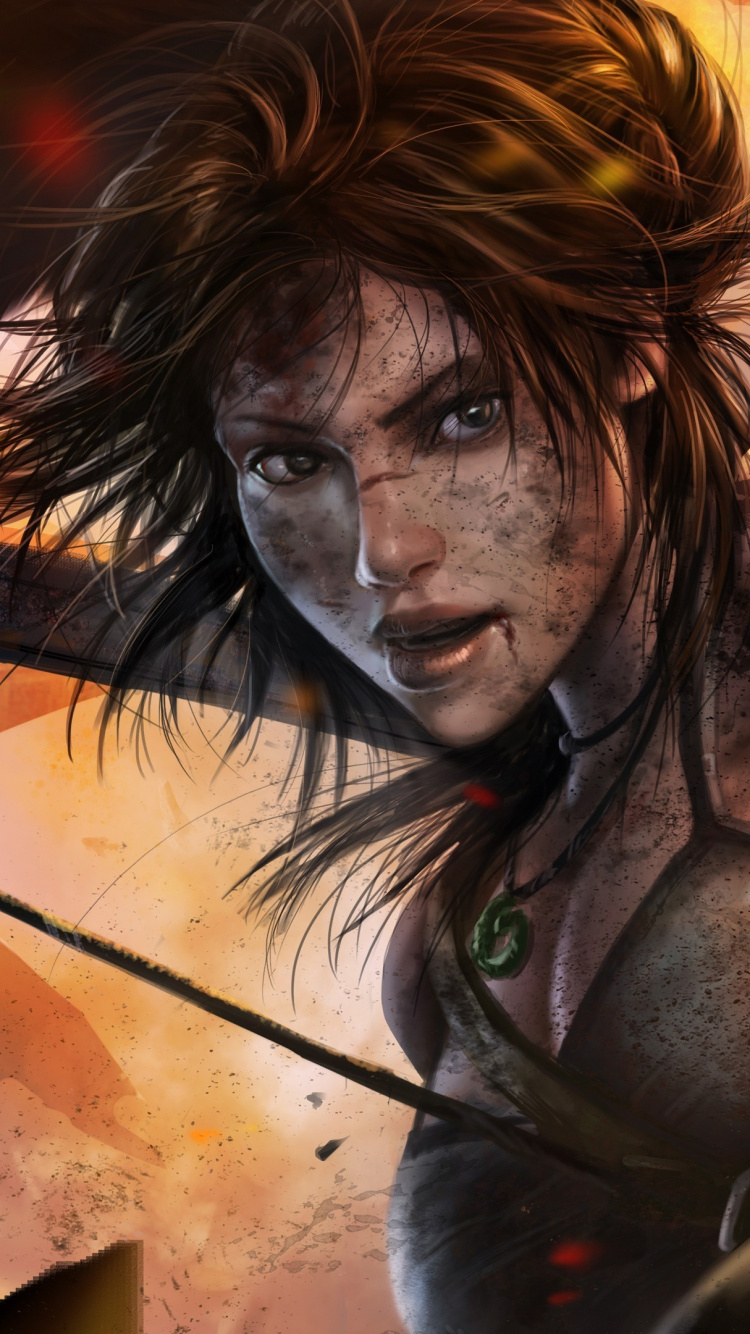 Woman in Black Spaghetti Strap Top. Wallpaper in 750x1334 Resolution