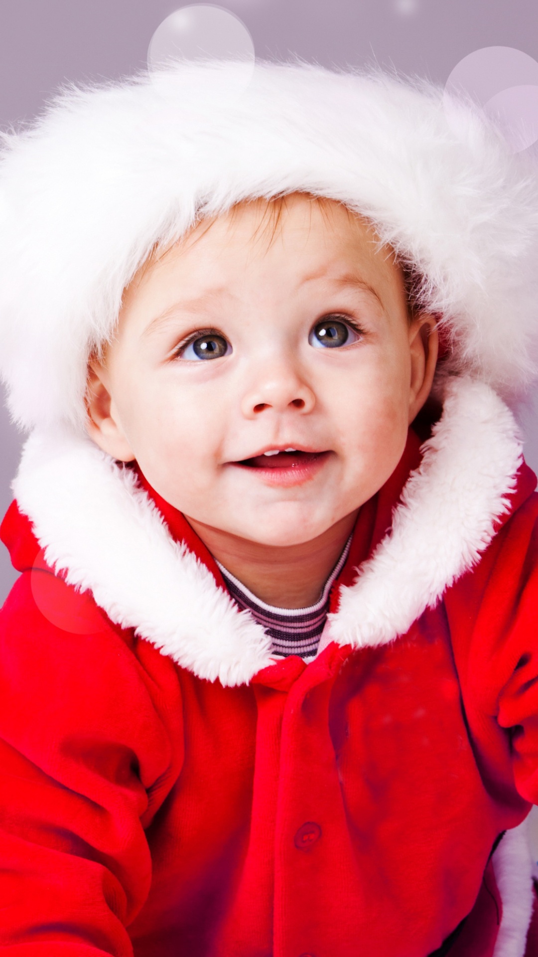 Infant, Christmas Day, Santa Claus, Child, Facial Expression. Wallpaper in 1080x1920 Resolution