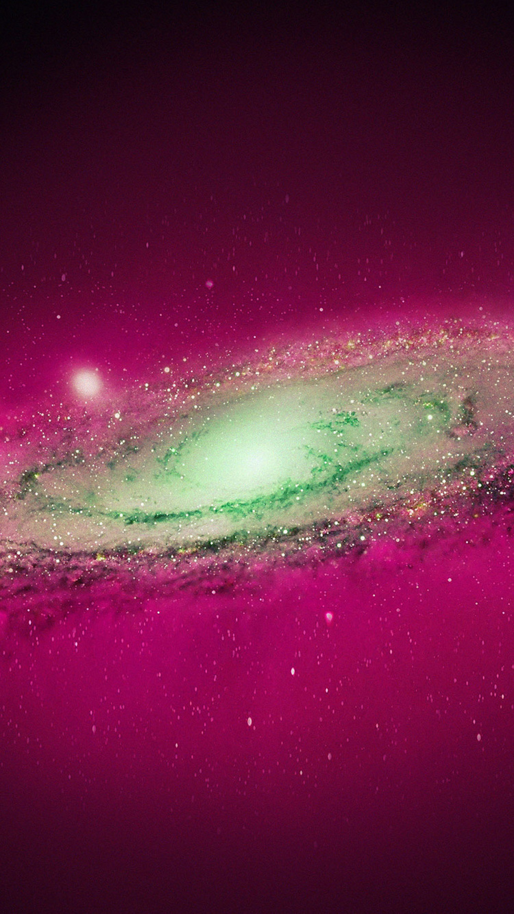 Illustration de Galaxie Violette et Blanche. Wallpaper in 750x1334 Resolution