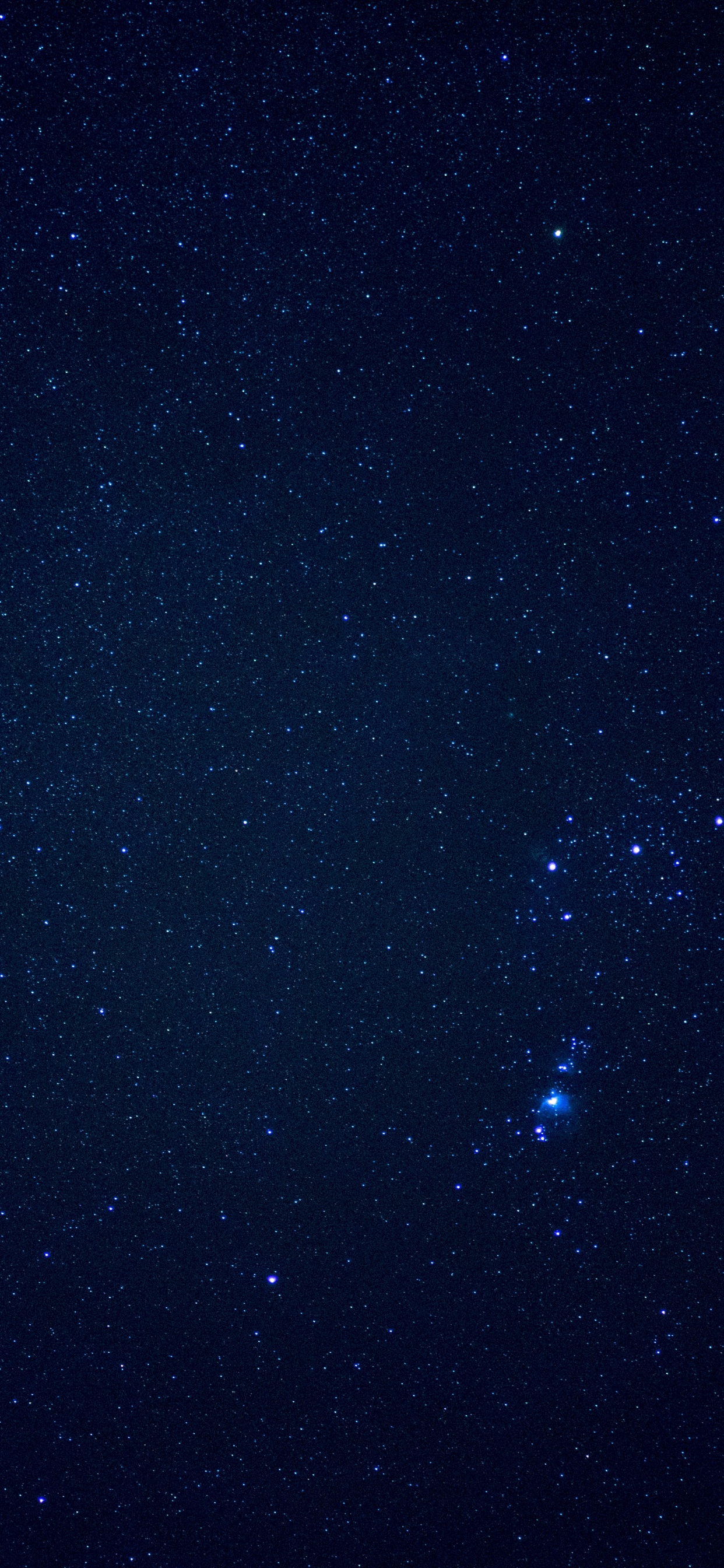 Sterne am Himmel Während Der Nacht. Wallpaper in 1242x2688 Resolution