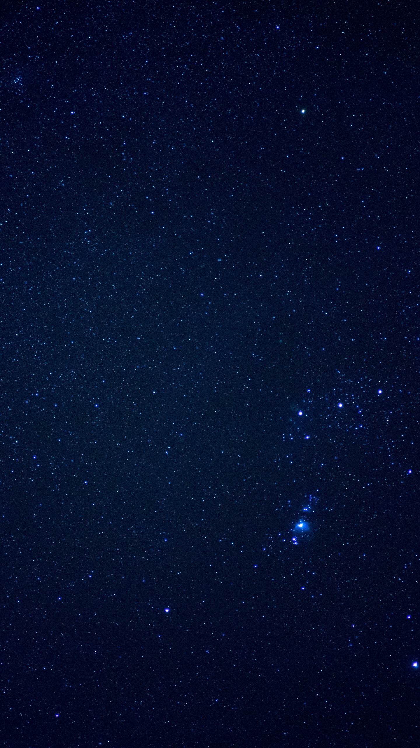 Sterne am Himmel Während Der Nacht. Wallpaper in 1440x2560 Resolution