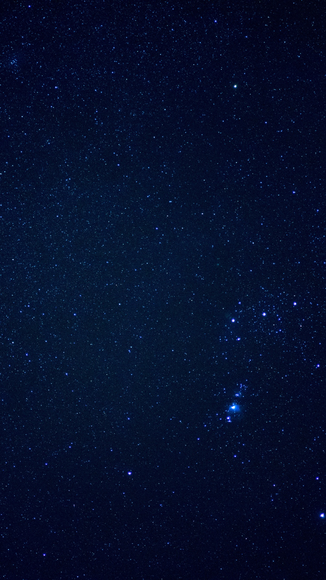 Étoiles Dans le Ciel Pendant la Nuit. Wallpaper in 1080x1920 Resolution