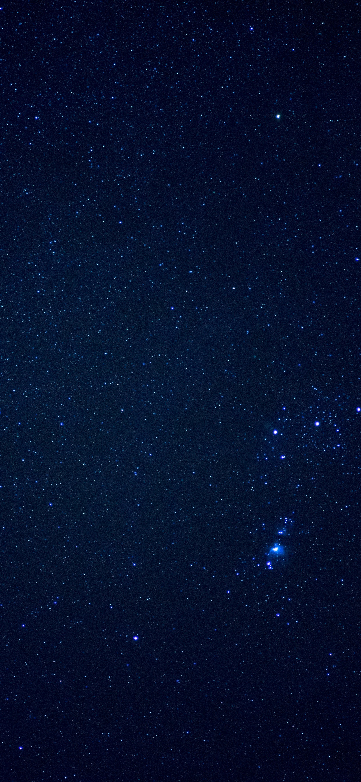 Étoiles Dans le Ciel Pendant la Nuit. Wallpaper in 1242x2688 Resolution