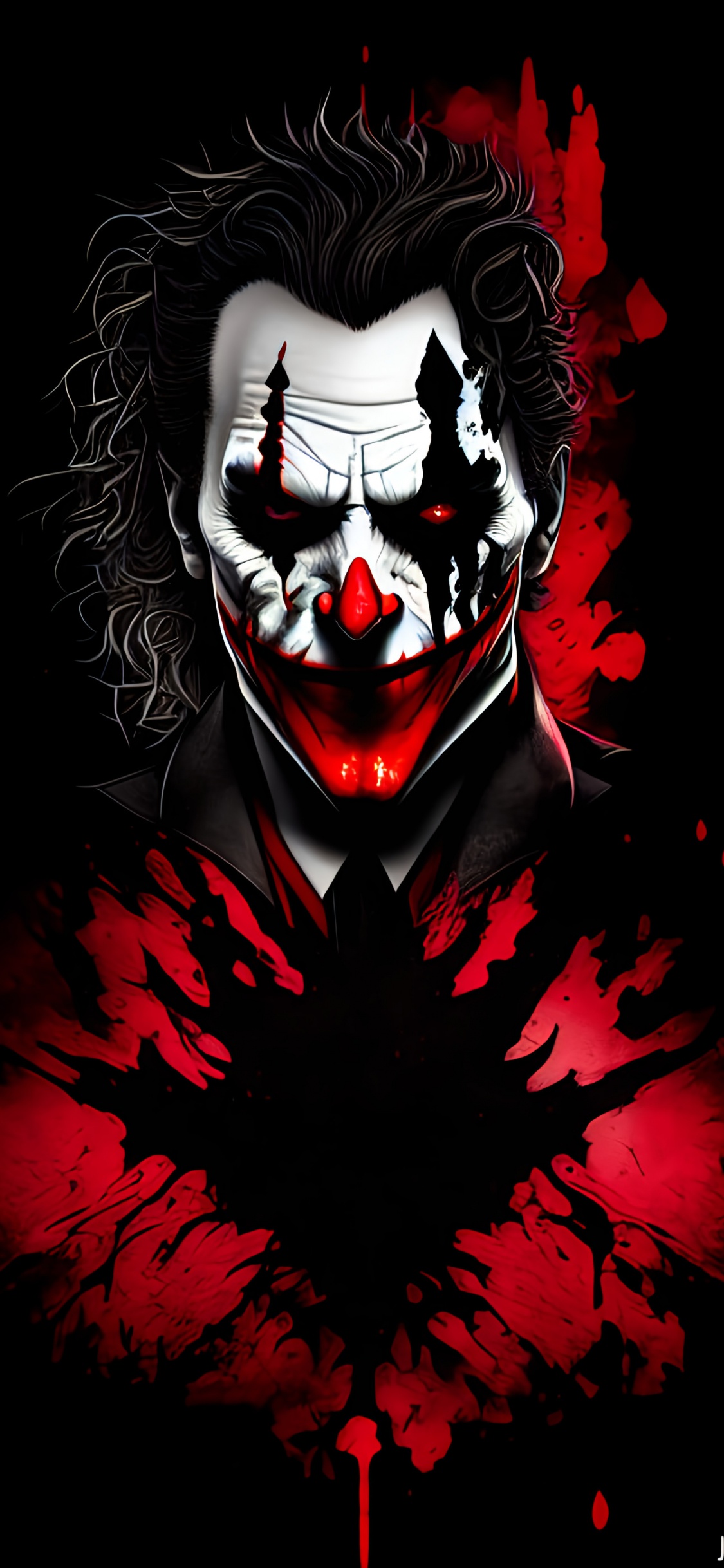 Horror, Biología, Manga, Arte, Simetría. Wallpaper in 1125x2436 Resolution