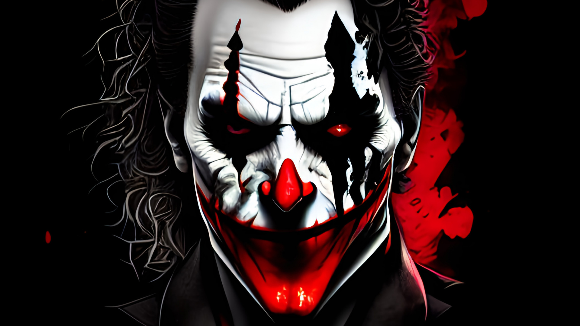 Joker, Horror, Biology, Sleeve, Art. Wallpaper in 1920x1080 Resolution