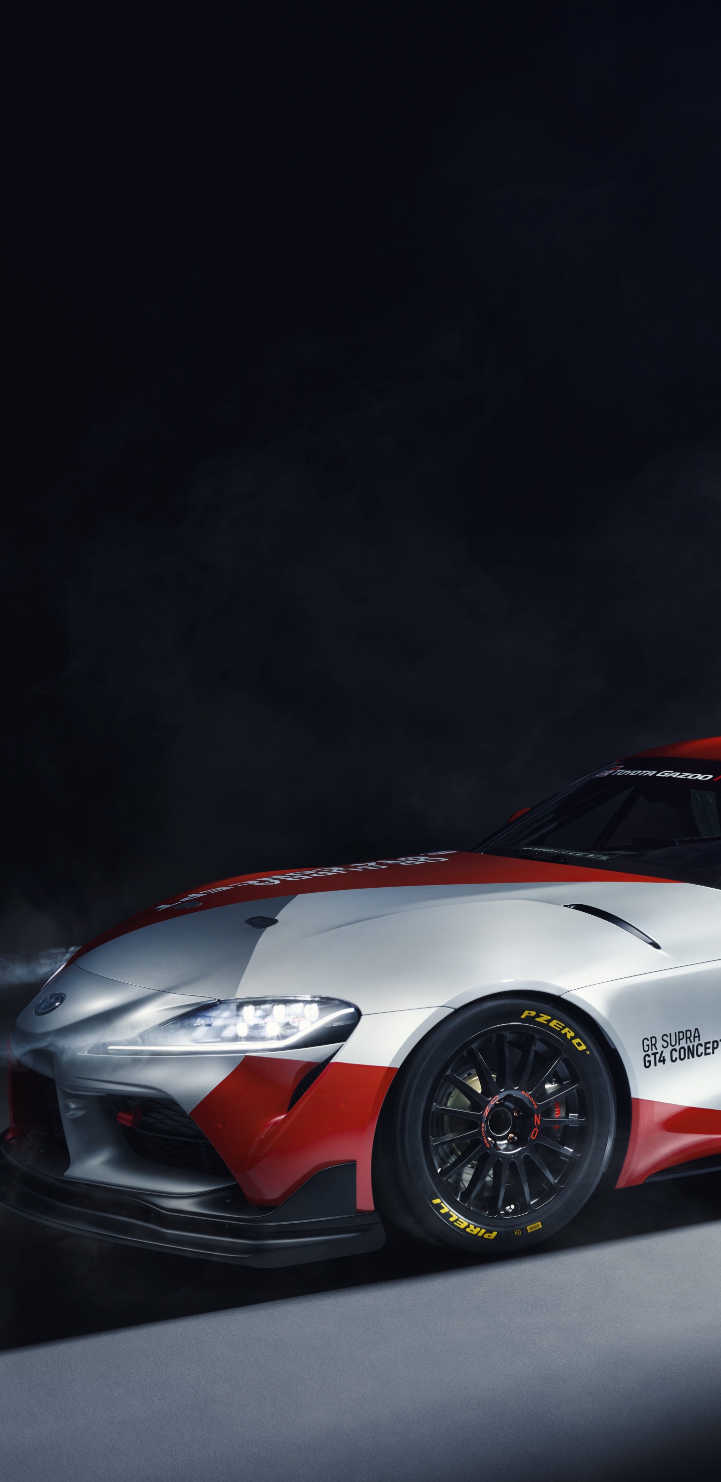 Porsche 911 Blanche et Rouge. Wallpaper in 1440x2960 Resolution