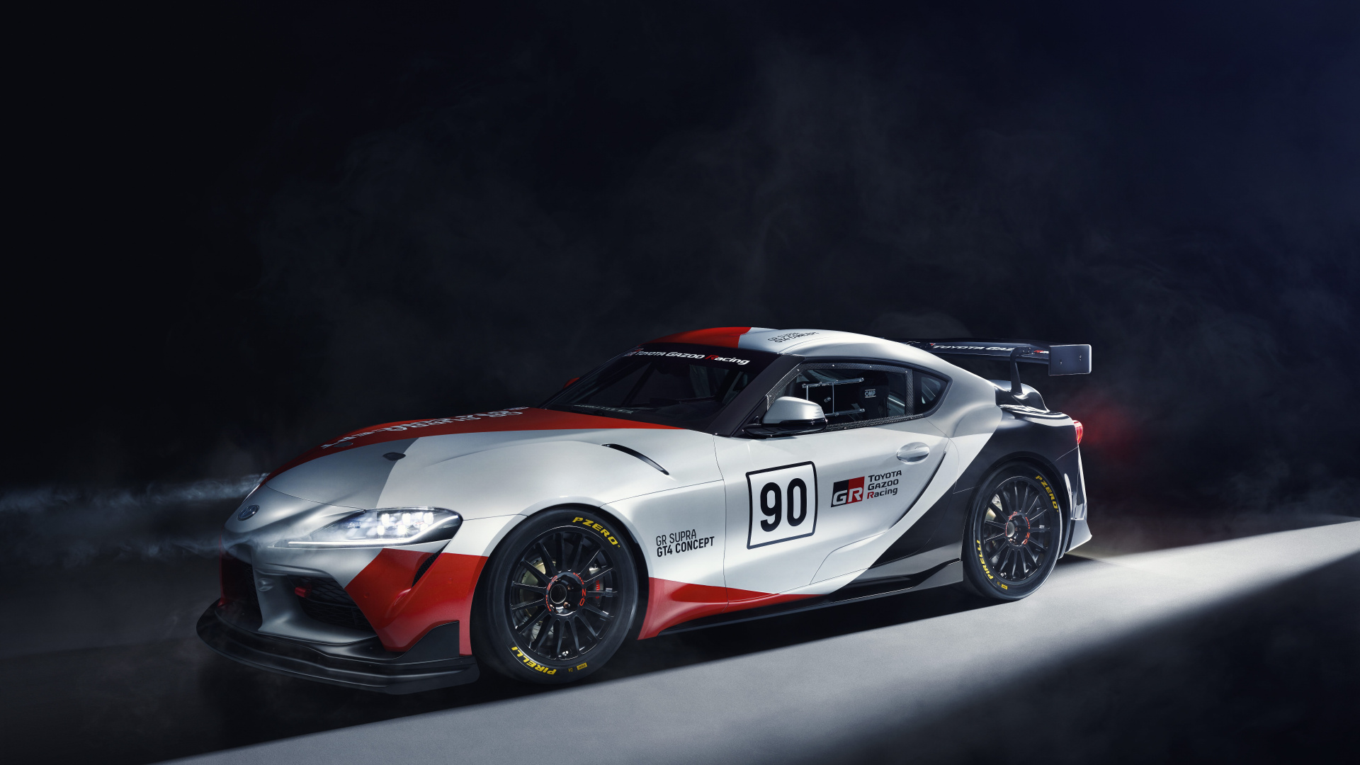 Porsche 911 Blanche et Rouge. Wallpaper in 1920x1080 Resolution