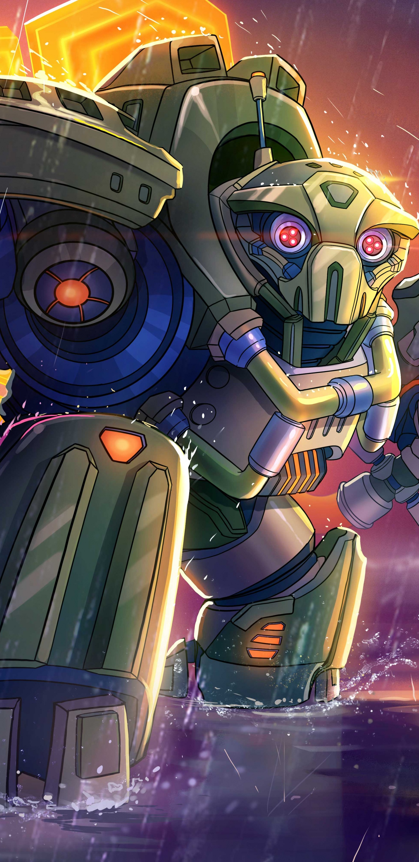 Paladin, Illustration, Fiction, Graphisme, Art. Wallpaper in 1440x2960 Resolution