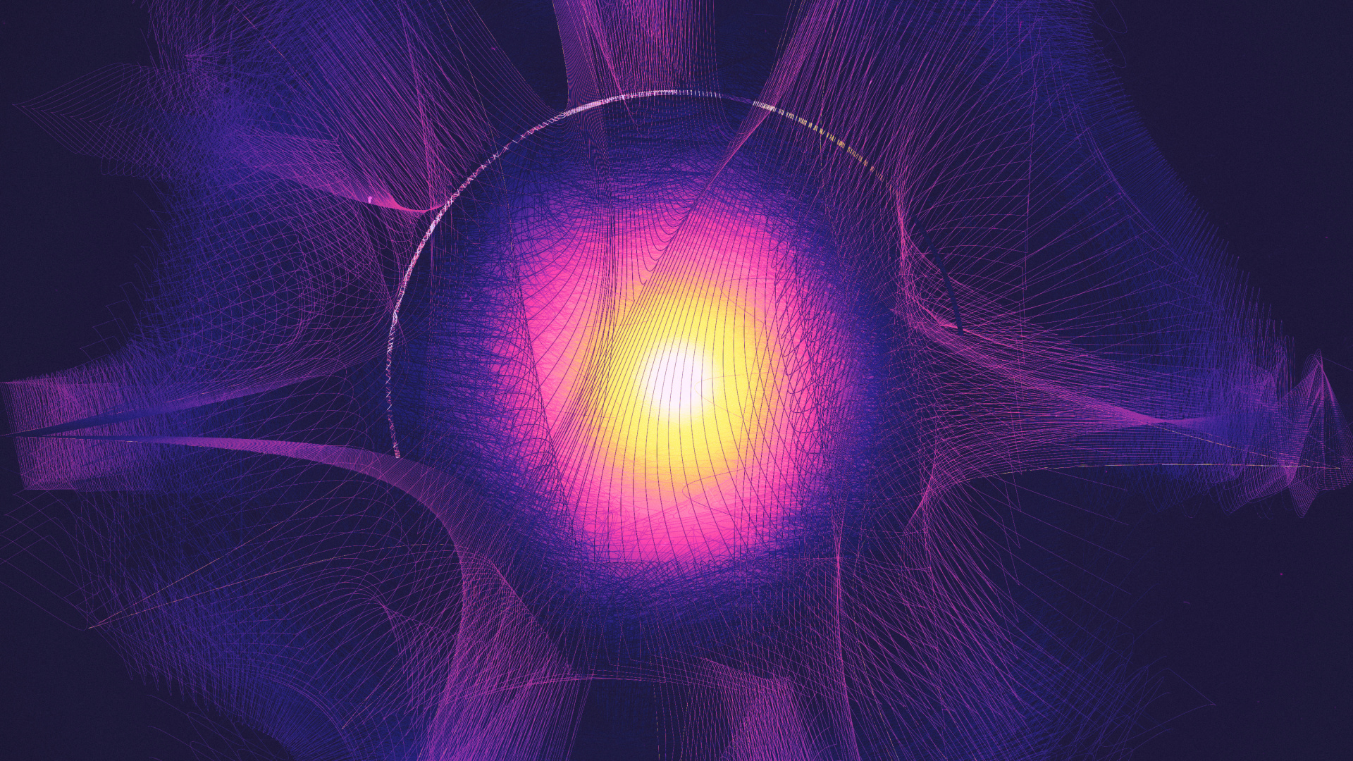 Purple and Blue Light Illustration. Wallpaper in 1920x1080 Resolution