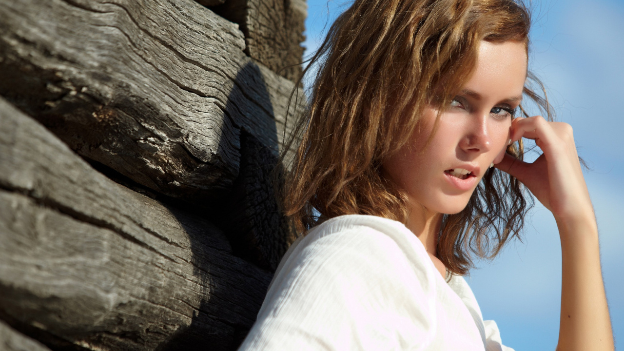 Haar, Schönheit, Frisur, Blonde, Haut. Wallpaper in 1280x720 Resolution