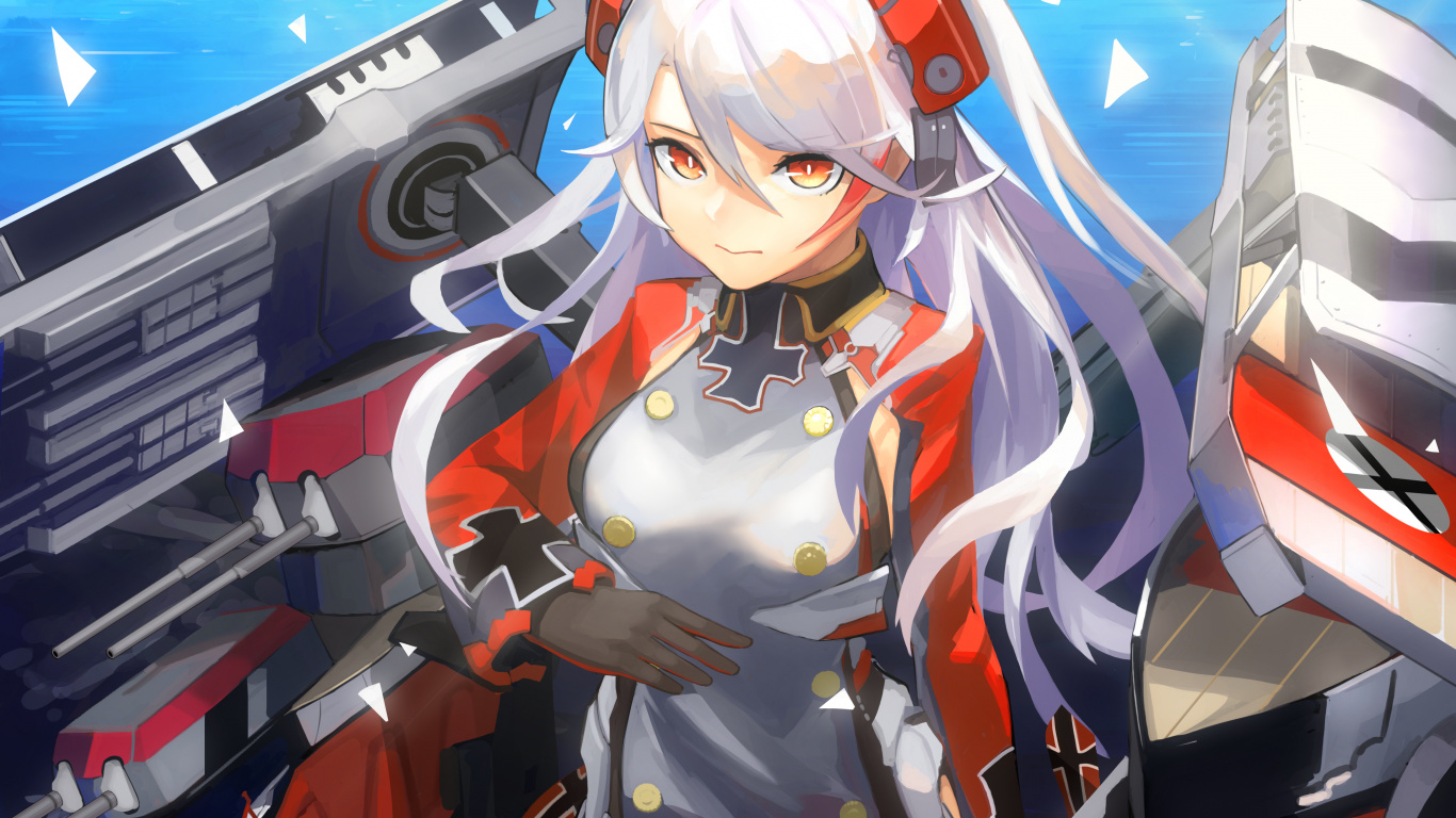 Personnage D'anime Fille Aux Cheveux Blonds. Wallpaper in 1366x768 Resolution