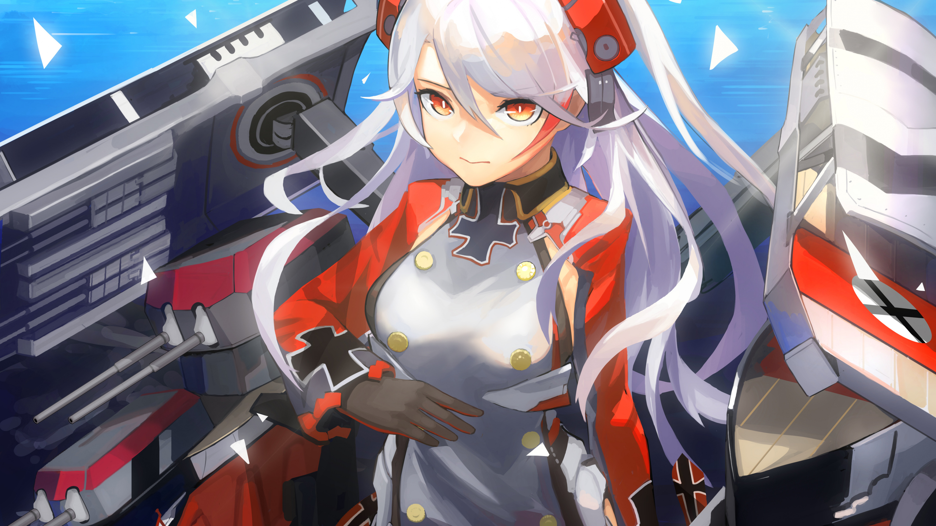 Anime-Charakter Mit Blonden Haaren. Wallpaper in 3840x2160 Resolution