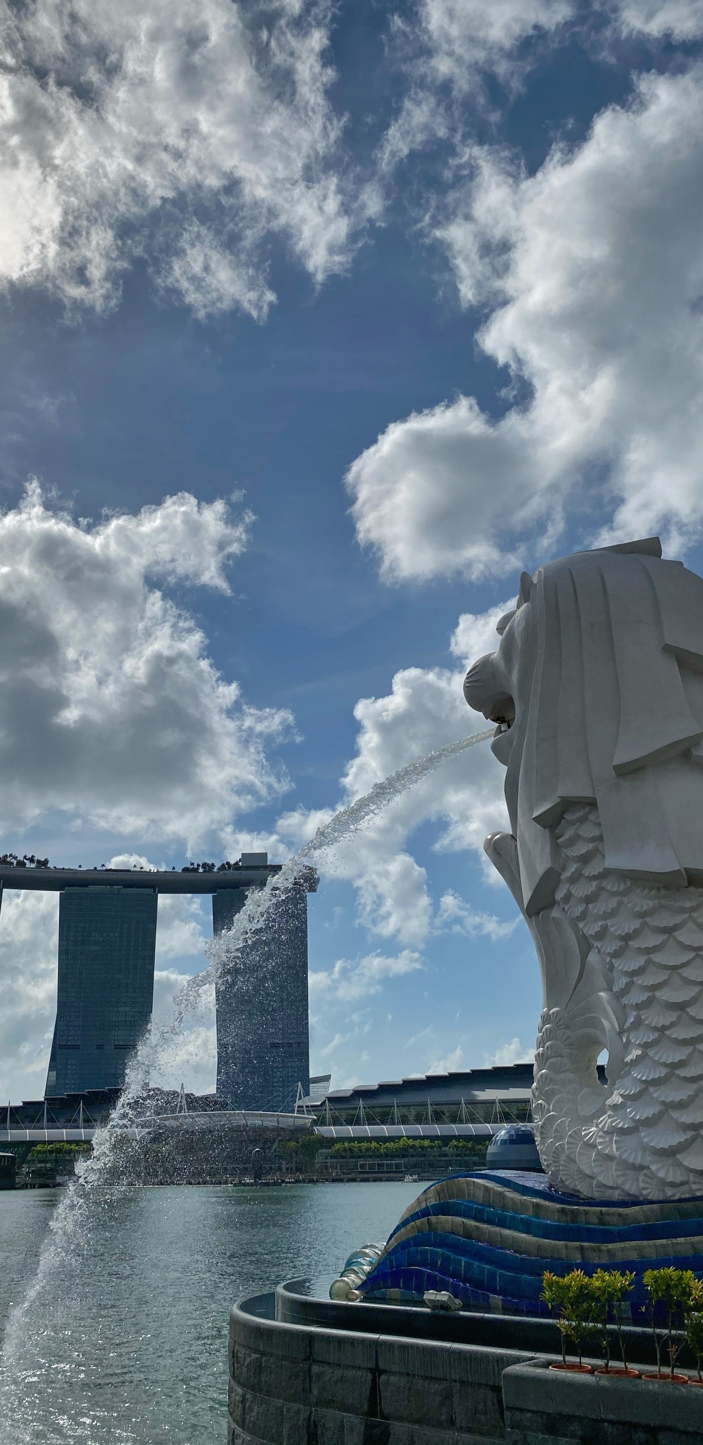 Singapour, Singapore Flyer, Marina Bay Sands De Singapour, Attraction Touristique, Les Ressources en Eau. Wallpaper in 1440x2960 Resolution
