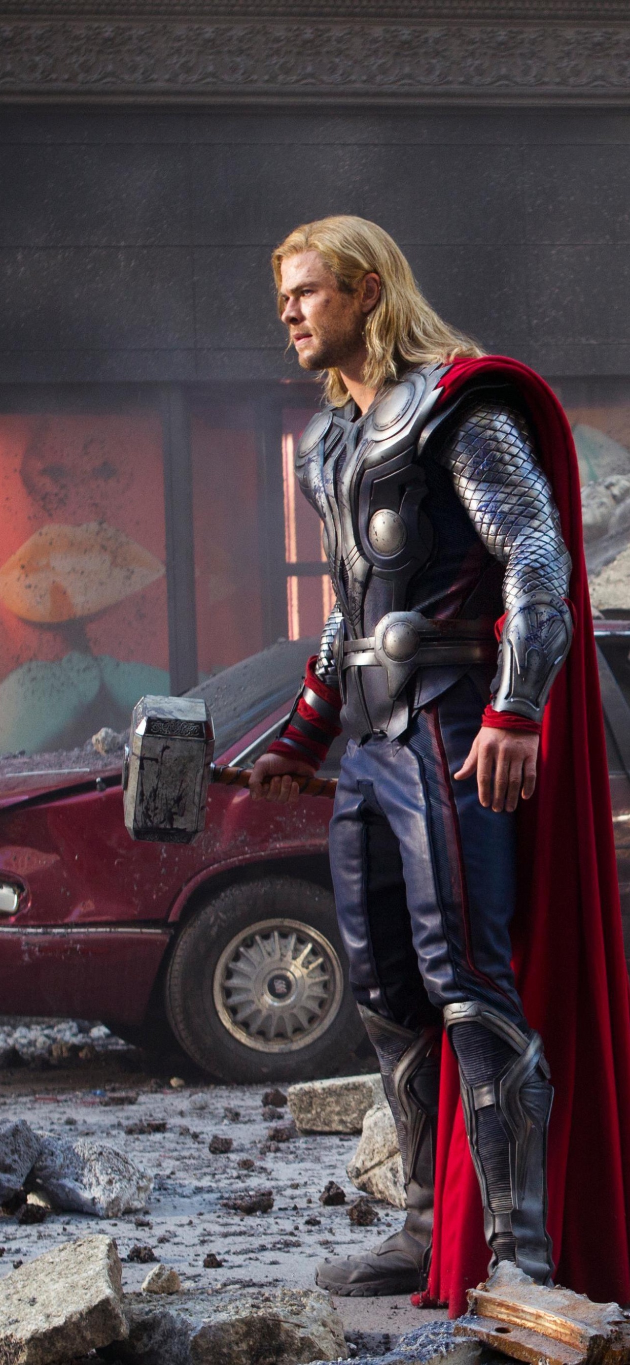 Frau in Schwarzer Lederjacke Steht Neben Frau in Schwarzer Lederjacke. Wallpaper in 1242x2688 Resolution