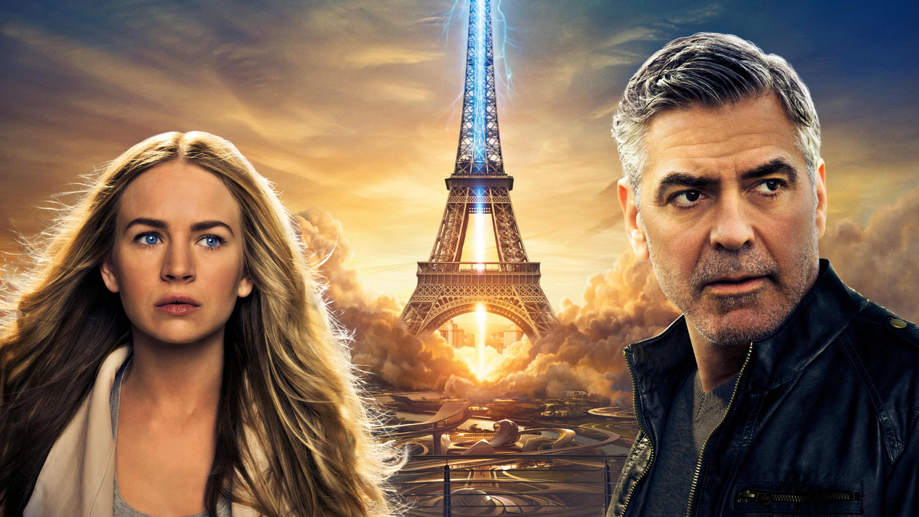 Homme et Femme Debout Près de la Tour Eiffel Pendant la Nuit. Wallpaper in 3840x2160 Resolution