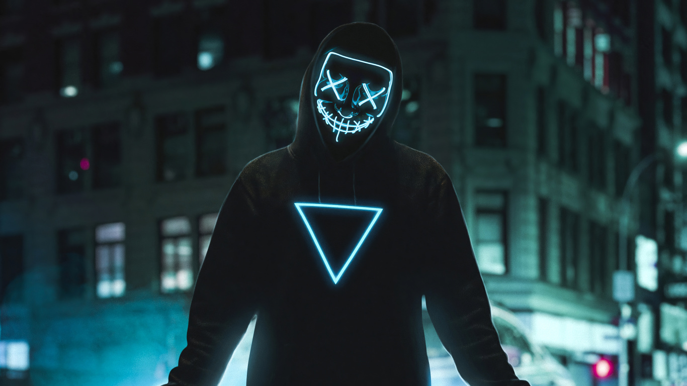 Luz, Prendas de Vestir Exteriores, Capucha, Neon, Sudadera. Wallpaper in 1366x768 Resolution