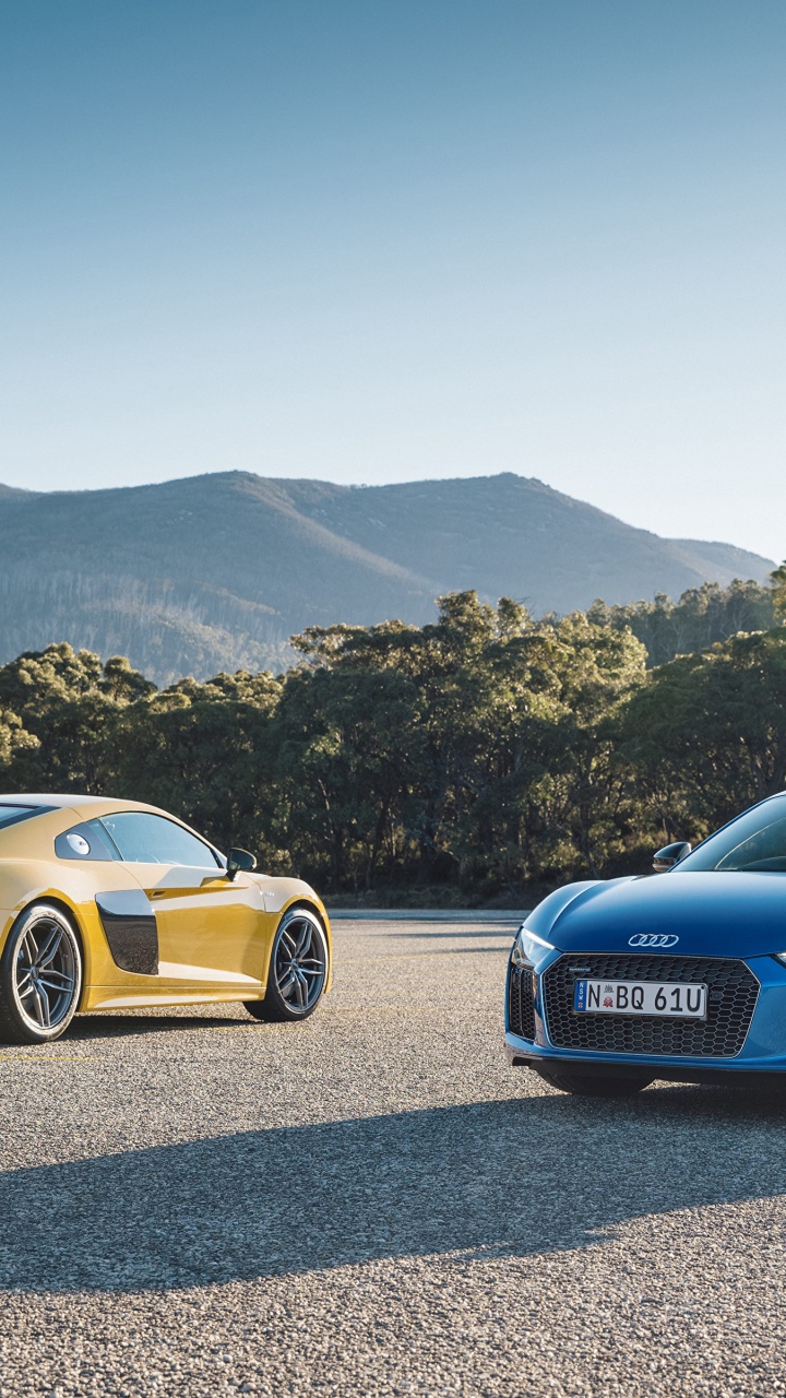 Porsche 911 Amarillo y Negro Sobre la Carretera de Asfalto Gris Durante el Día. Wallpaper in 720x1280 Resolution
