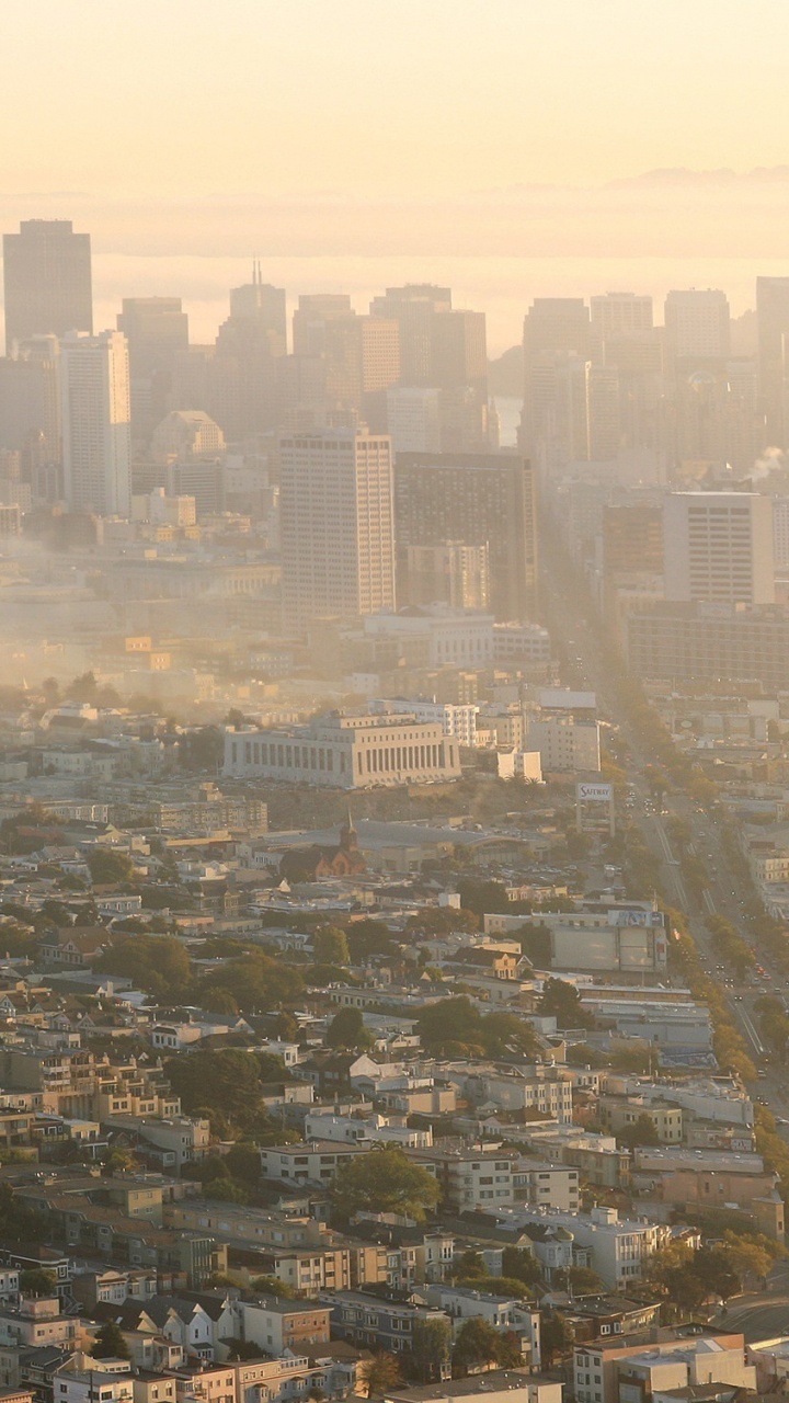 Aerial View of City Buildings During Daytime. Wallpaper in 720x1280 Resolution