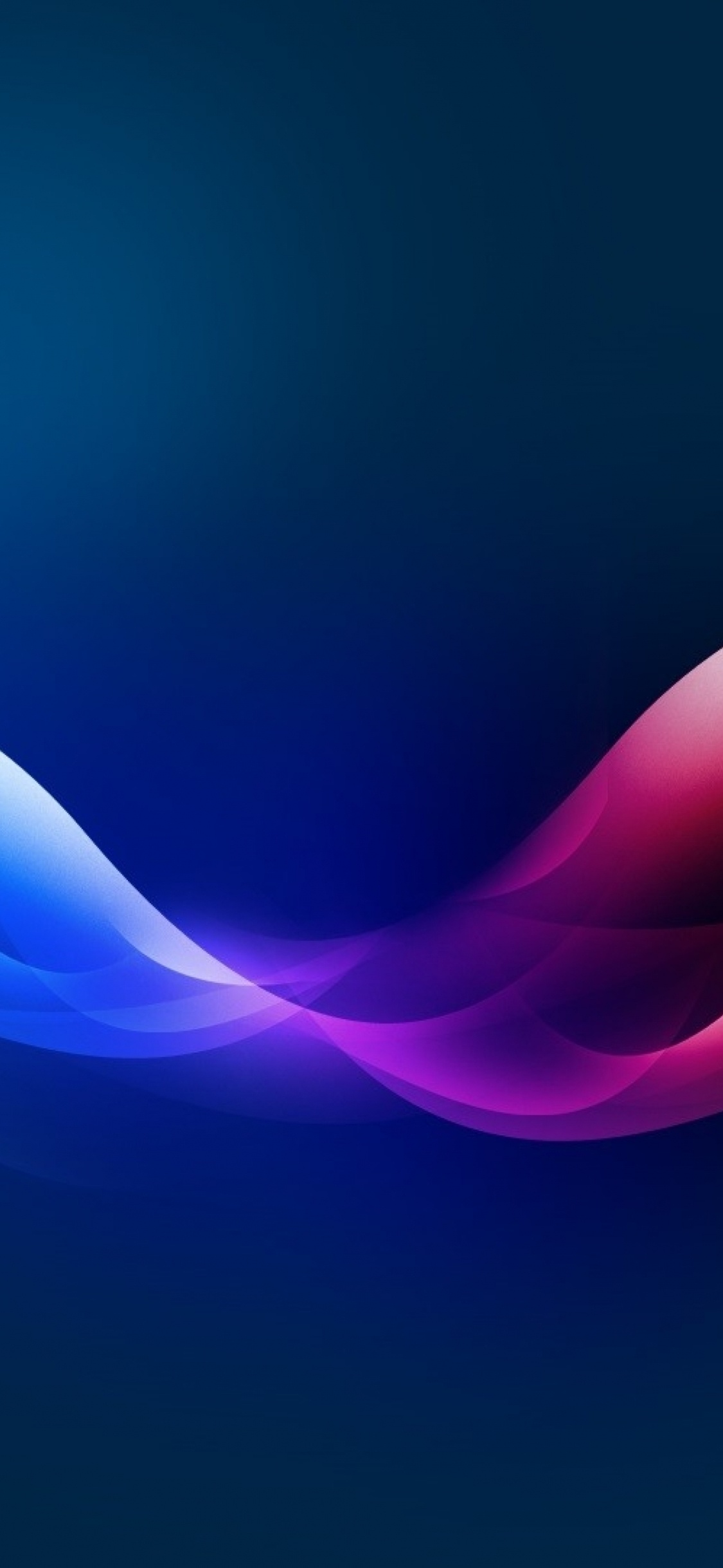 Illustration de Lumière Violette et Bleue. Wallpaper in 1125x2436 Resolution