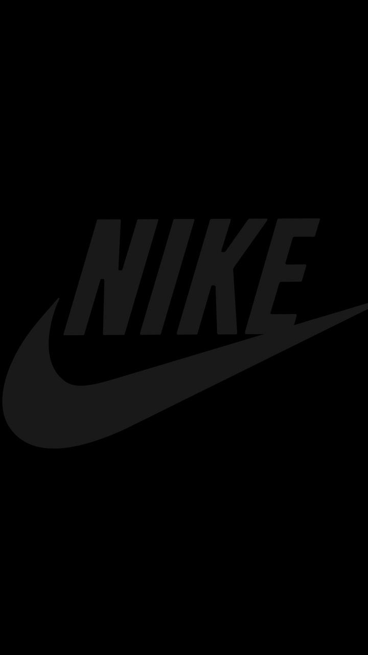Nike, Swoosh, Noir, Texte, Logo. Wallpaper in 720x1280 Resolution