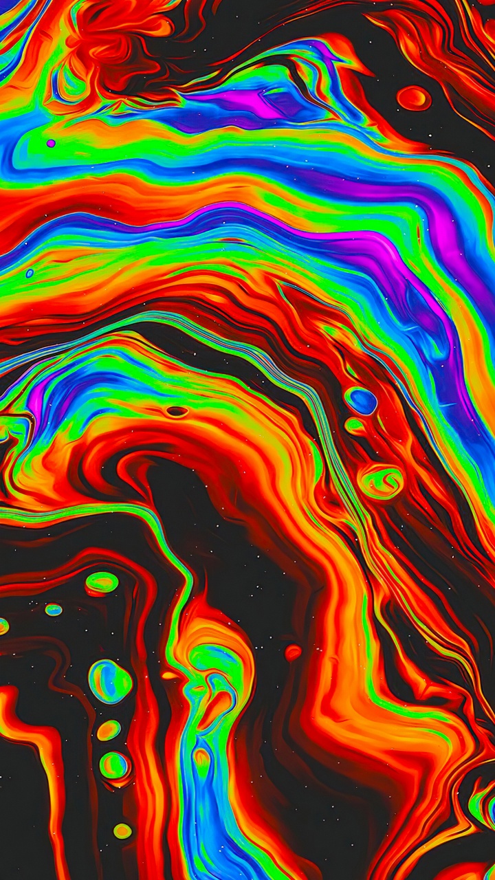 Psychedelic Art, Art, Acrylic Paint, Watercolor Painting, Painting. Wallpaper in 720x1280 Resolution