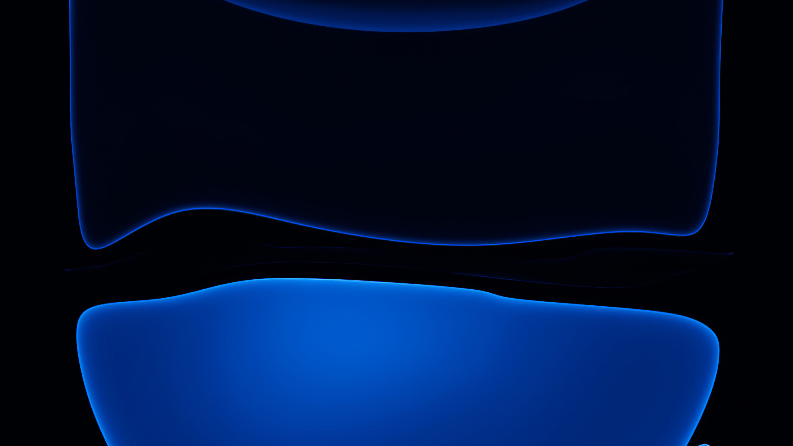 Blaue Und Weiße Digitale Tapete. Wallpaper in 2560x1440 Resolution