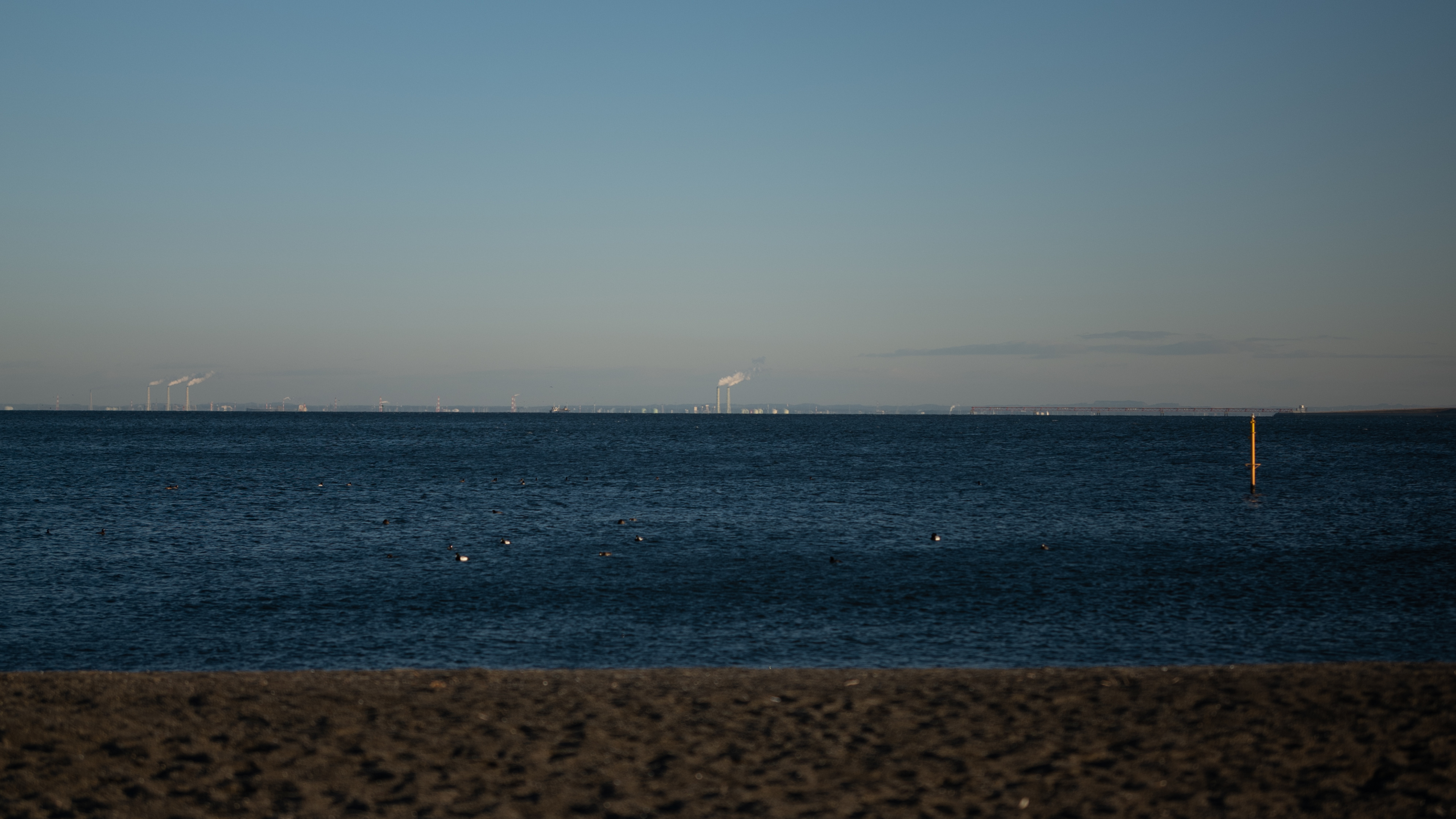 Agua, Playa, Noche, Calma, Oceano. Wallpaper in 3840x2160 Resolution