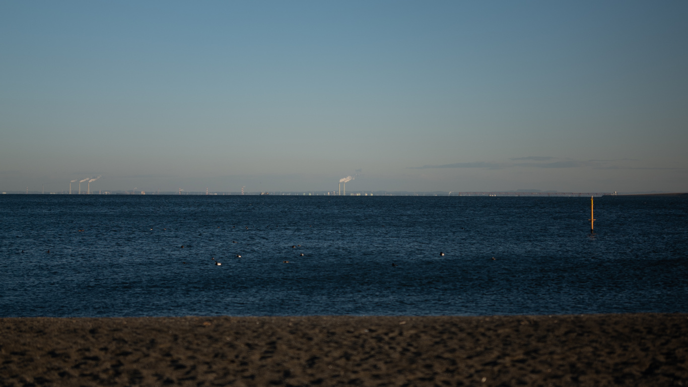 Horizon, Eau, Ciel, Plage, Soir. Wallpaper in 1366x768 Resolution