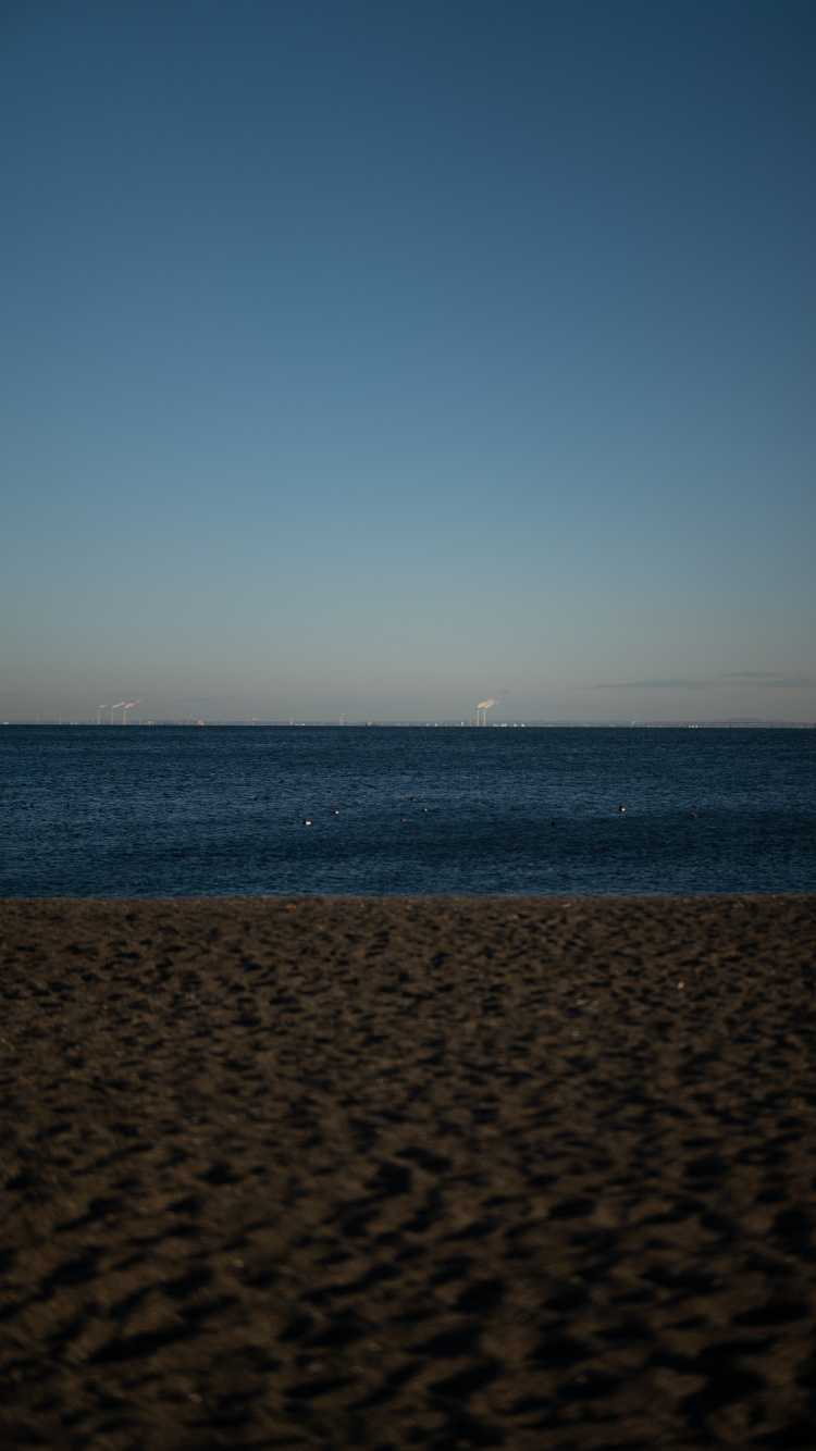 Horizont, Welle, Wasser, Himmel, Strand. Wallpaper in 750x1334 Resolution