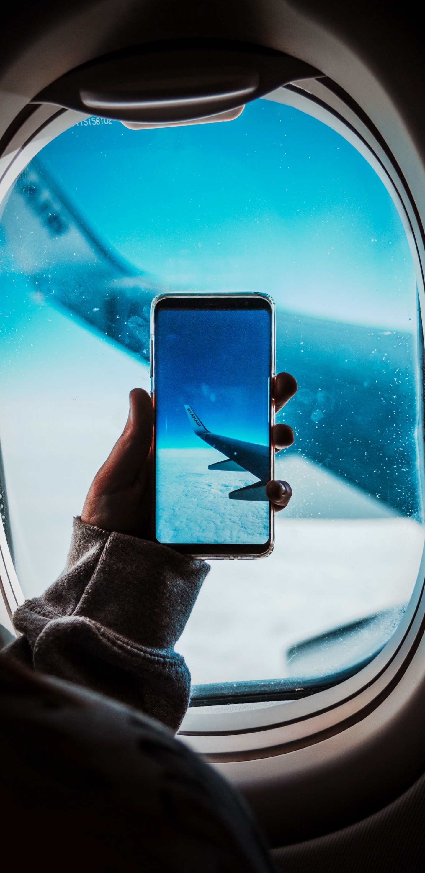 航班, 车灯, 窗口, Azure, 小工具 壁纸 1440x2960 允许