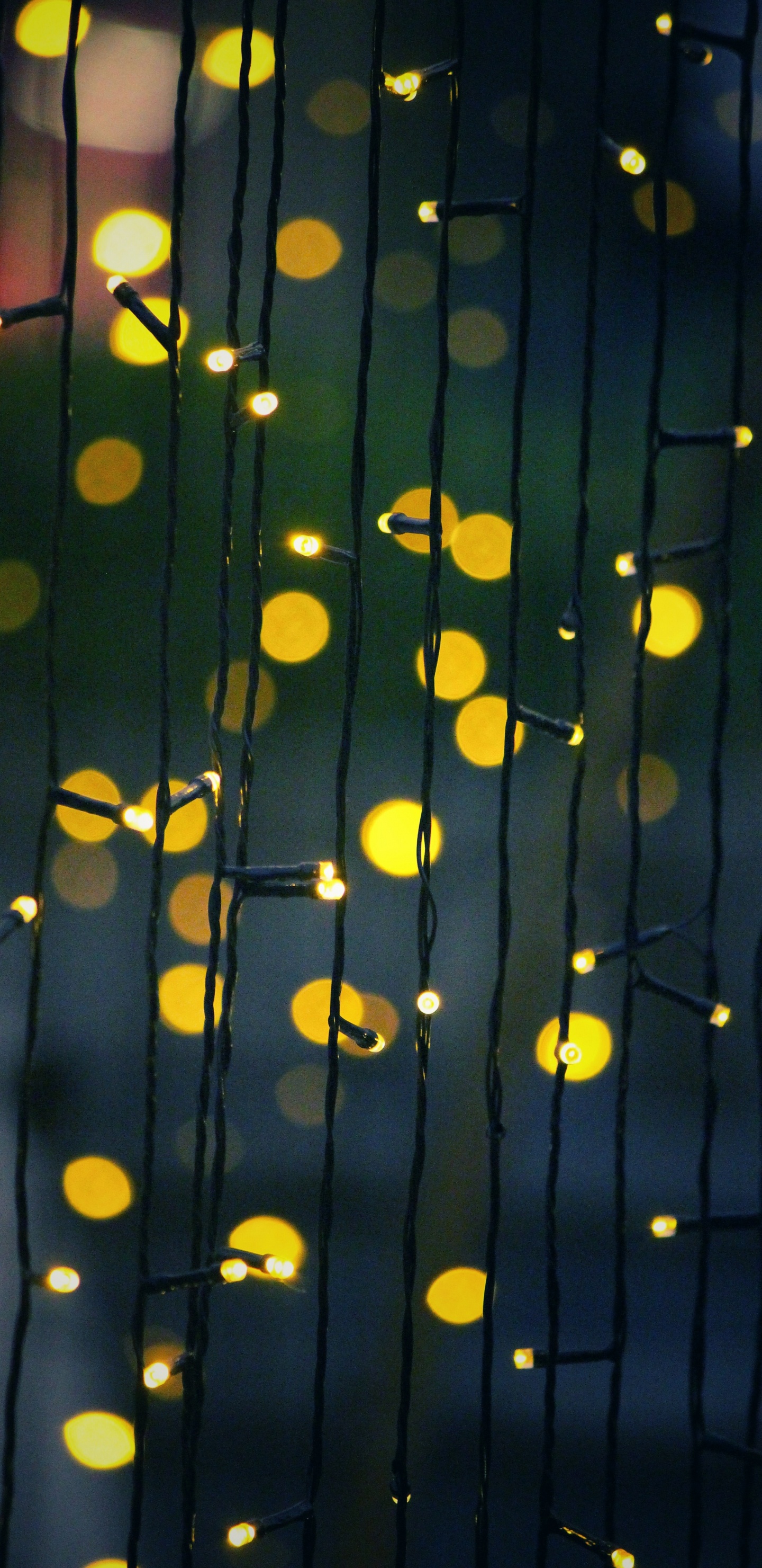 Gelb-weiß Gepunktetes Textil. Wallpaper in 1440x2960 Resolution