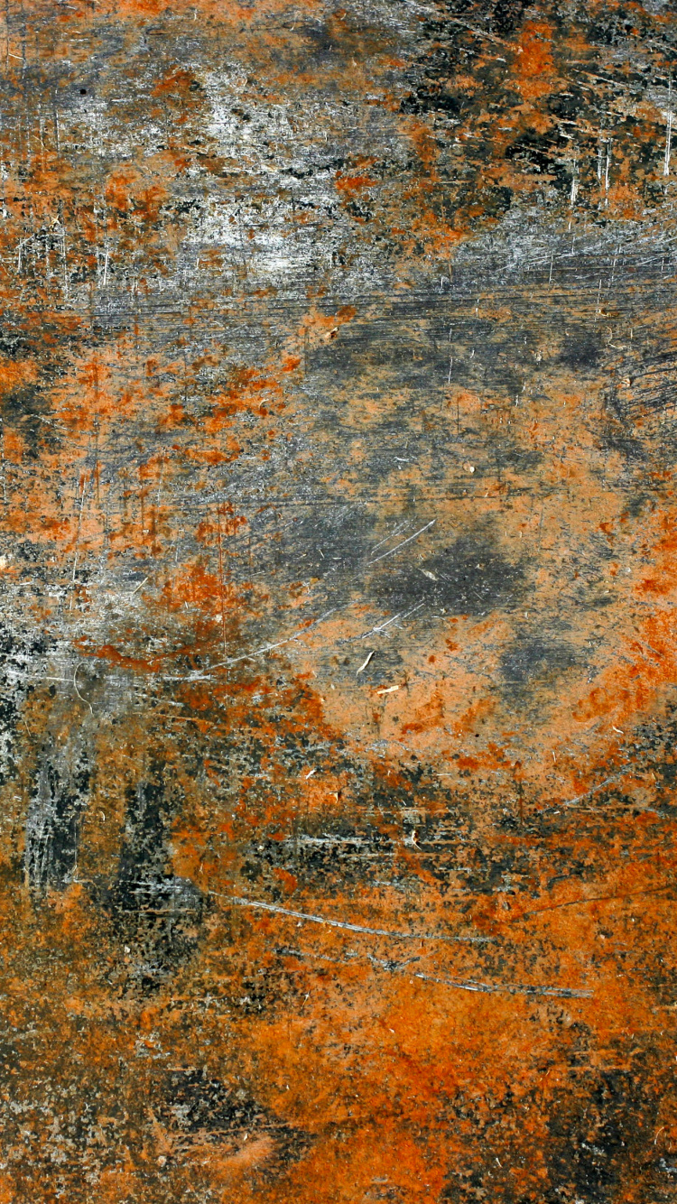 Peinture Abstraite Brune et Noire. Wallpaper in 750x1334 Resolution