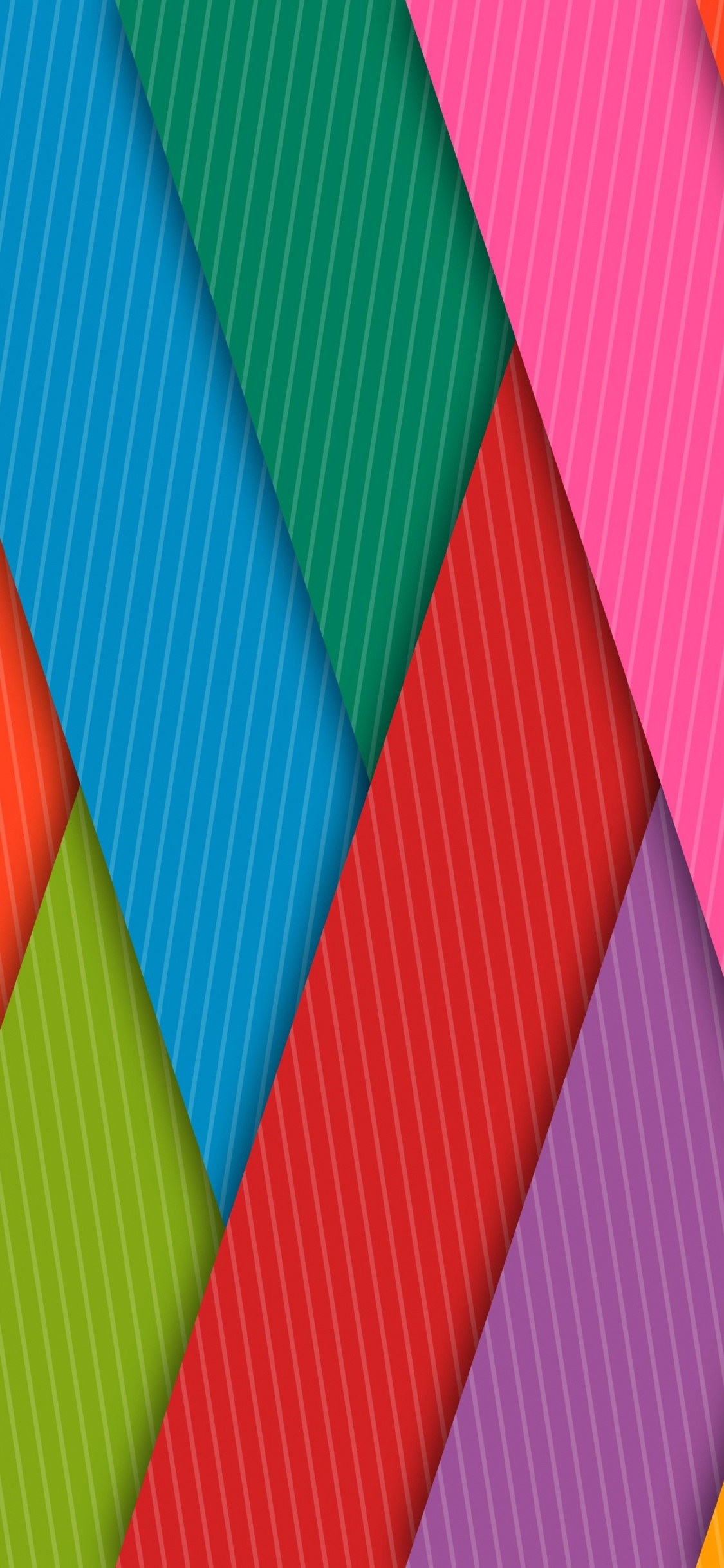 Red Blue and Green Striped Textile. Wallpaper in 1125x2436 Resolution