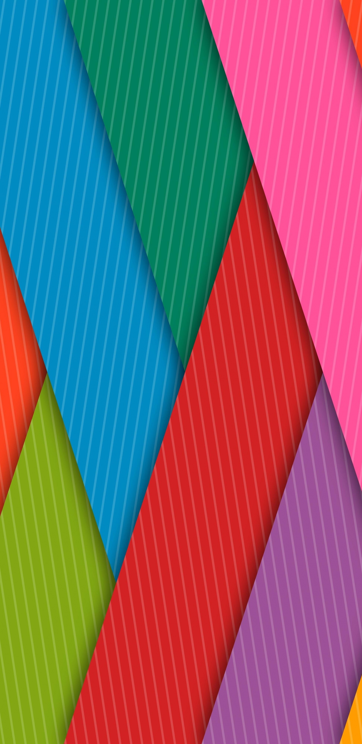 Red Blue and Green Striped Textile. Wallpaper in 1440x2960 Resolution
