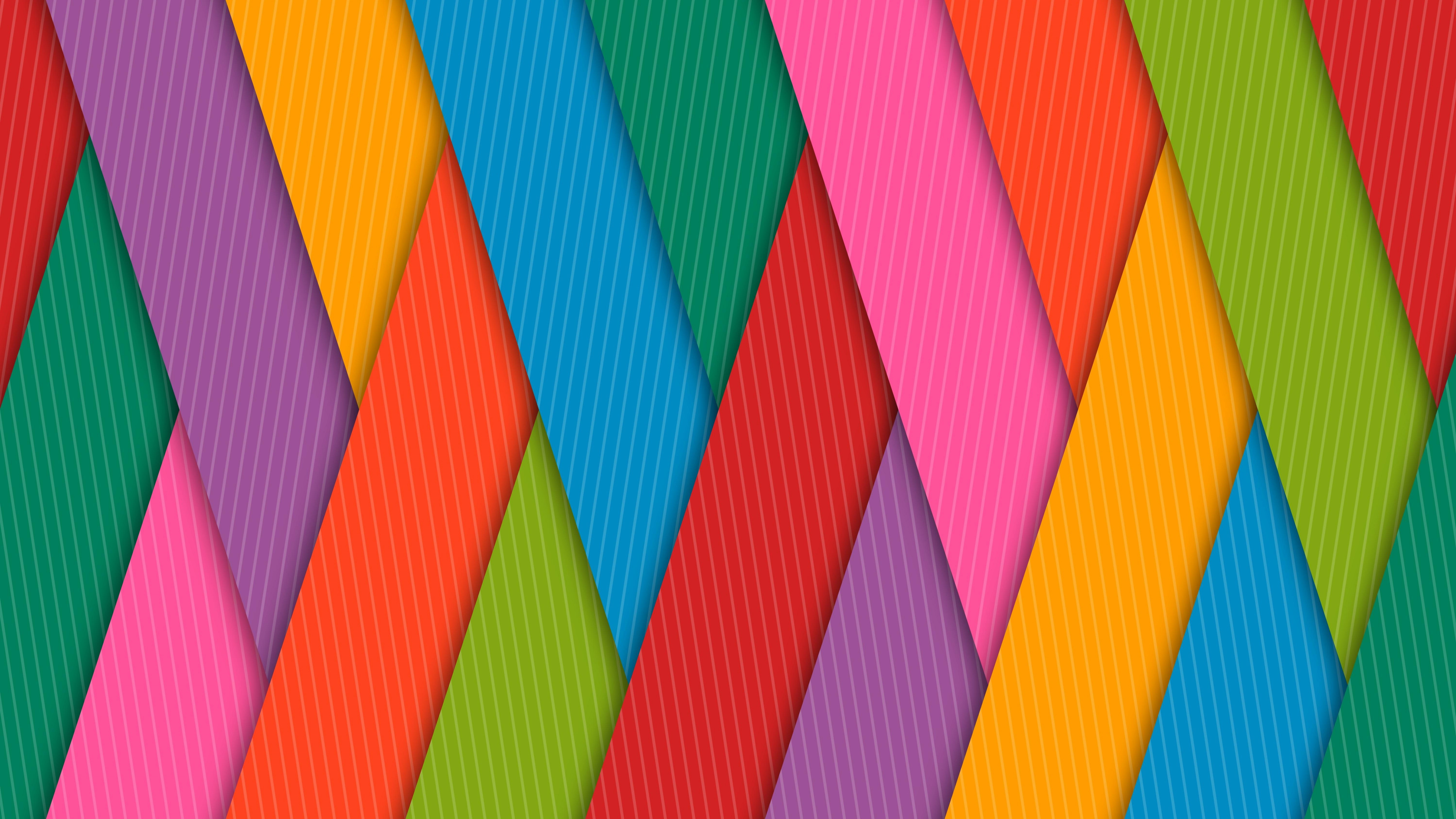 Red Blue and Green Striped Textile. Wallpaper in 3840x2160 Resolution