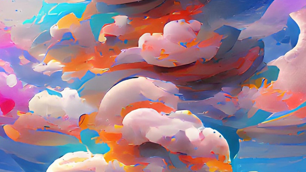 Malerei, Illustration, Kunst, Wasser, Cloud. Wallpaper in 1280x720 Resolution