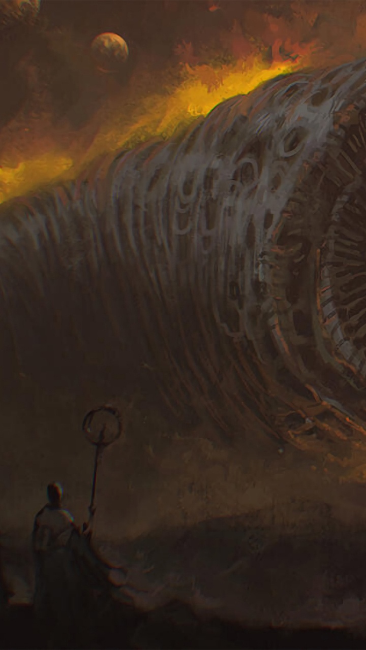 Shai Hulud, Sandwurm, Arrakis, Duncan Idaho, Science-fiction. Wallpaper in 720x1280 Resolution