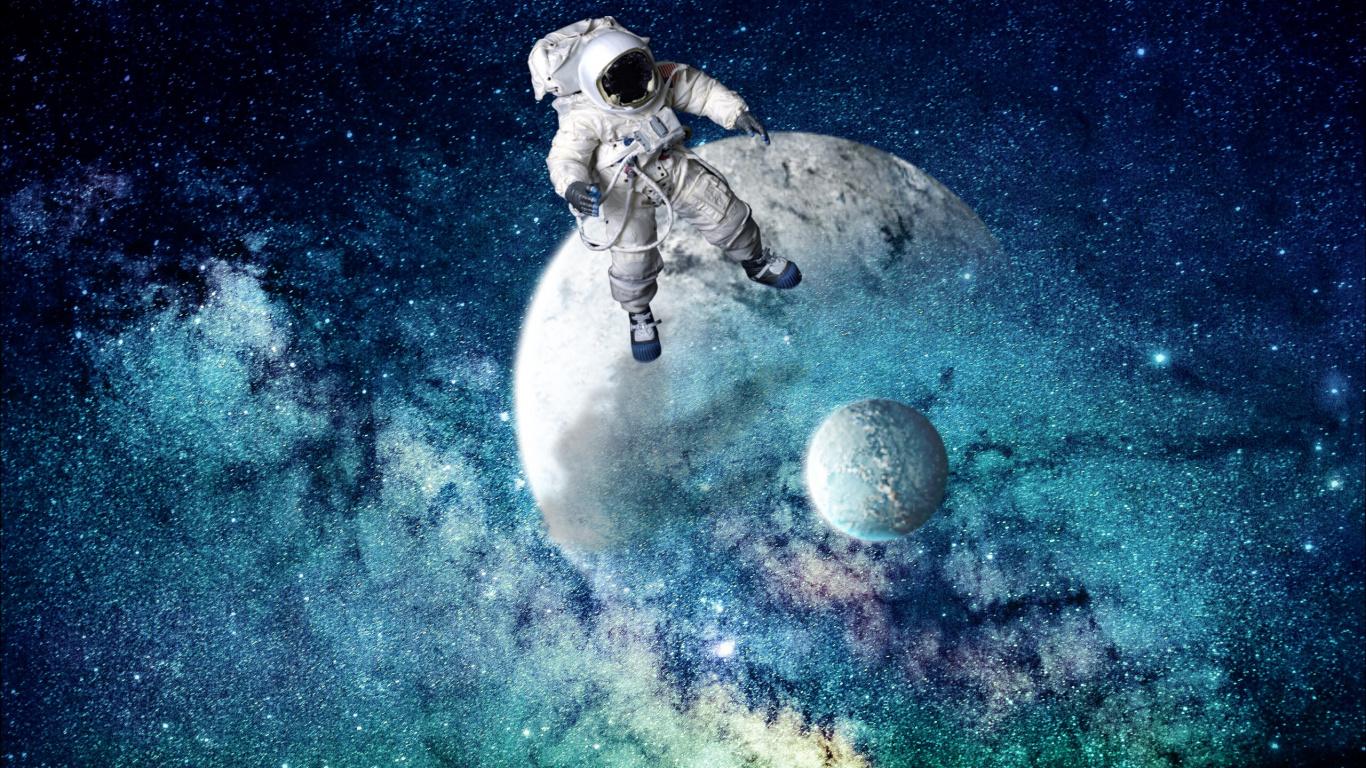 银河系, 明星, 外层空间, 空间, 气氛 壁纸 1366x768 允许